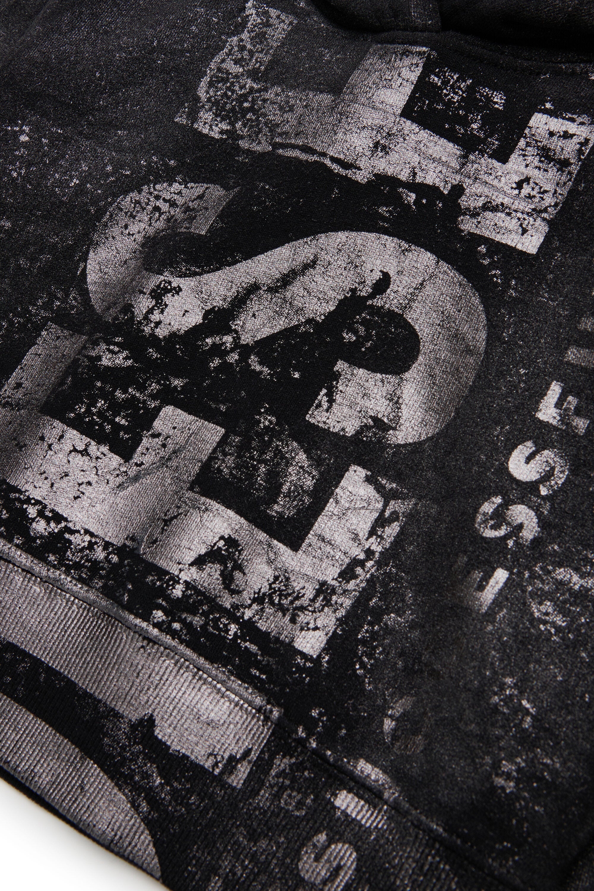 マキシロゴ入りフード付きスウェットシャツ