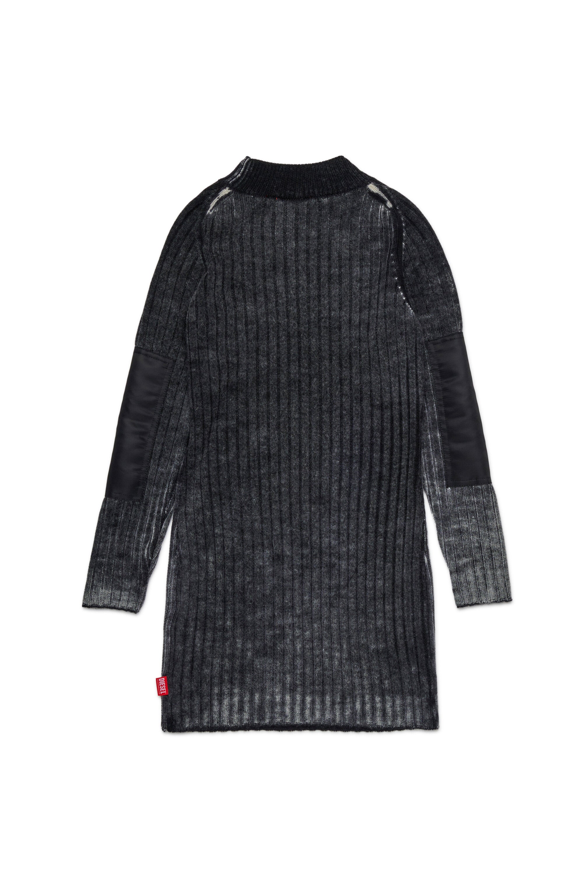 メリノウールリブシースドレス