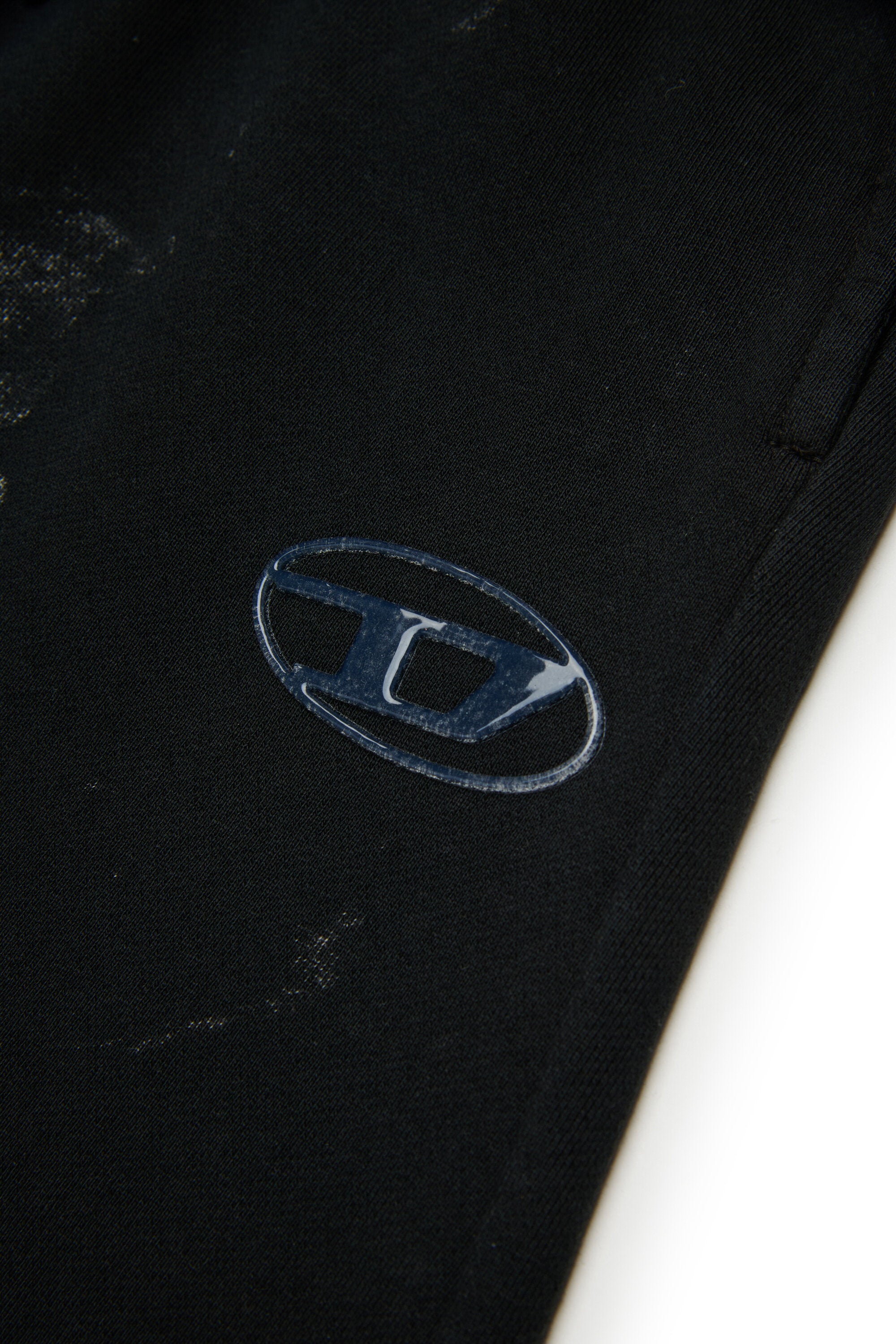 ワイド霜降りフリースパンツ