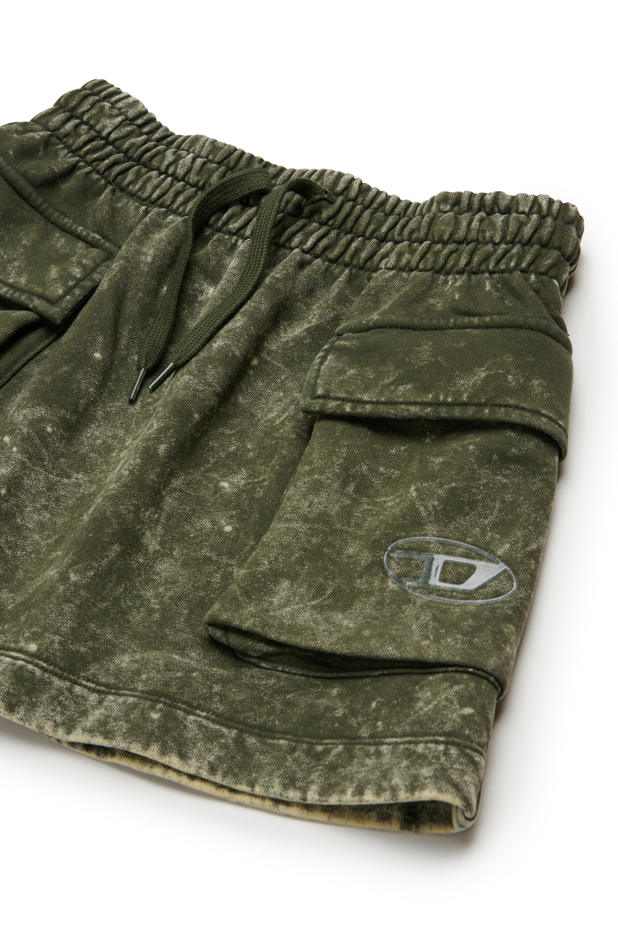 霜降りフリース・カーゴ・ミニスカート