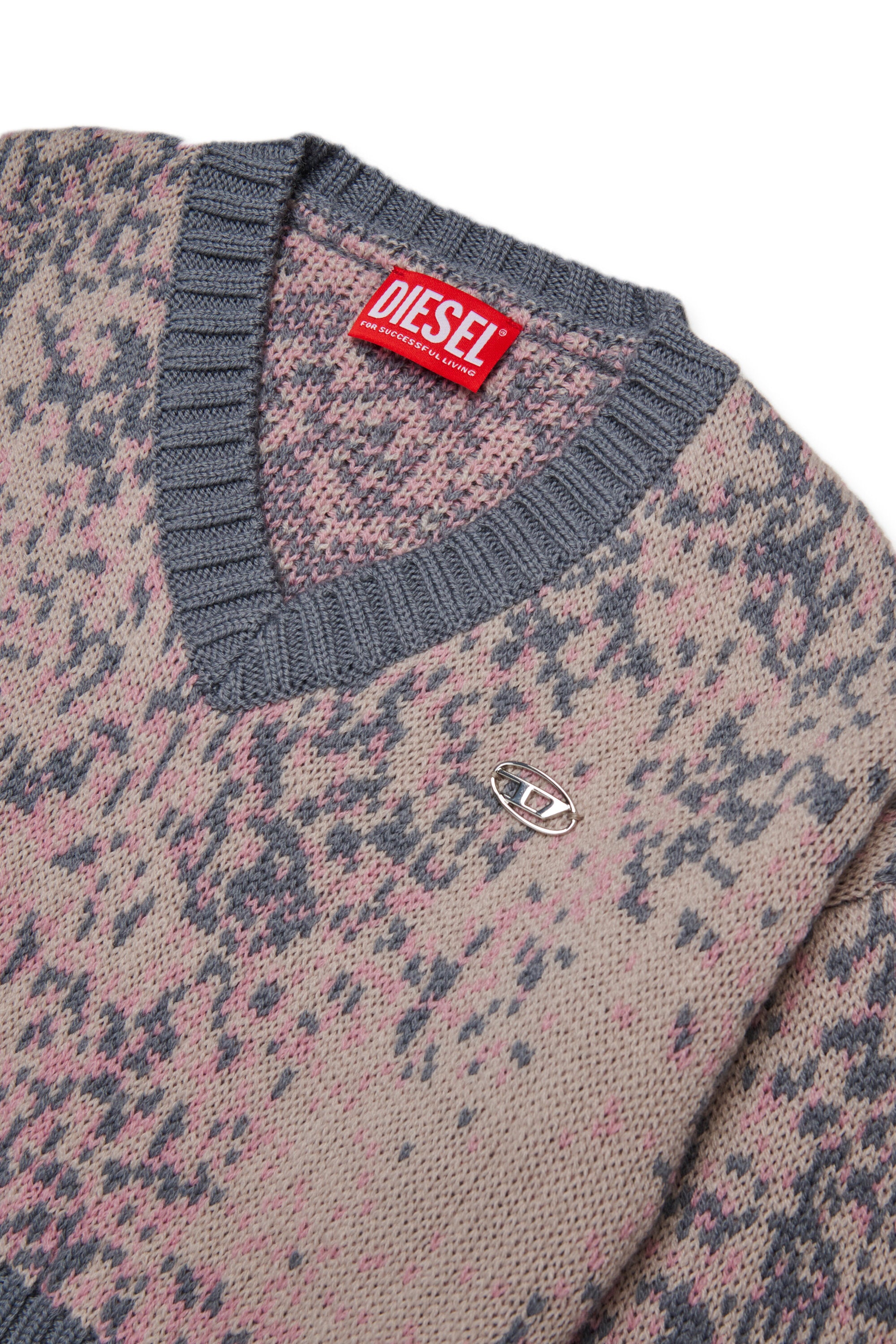 Acid Rain オールオーバーVネックセーター