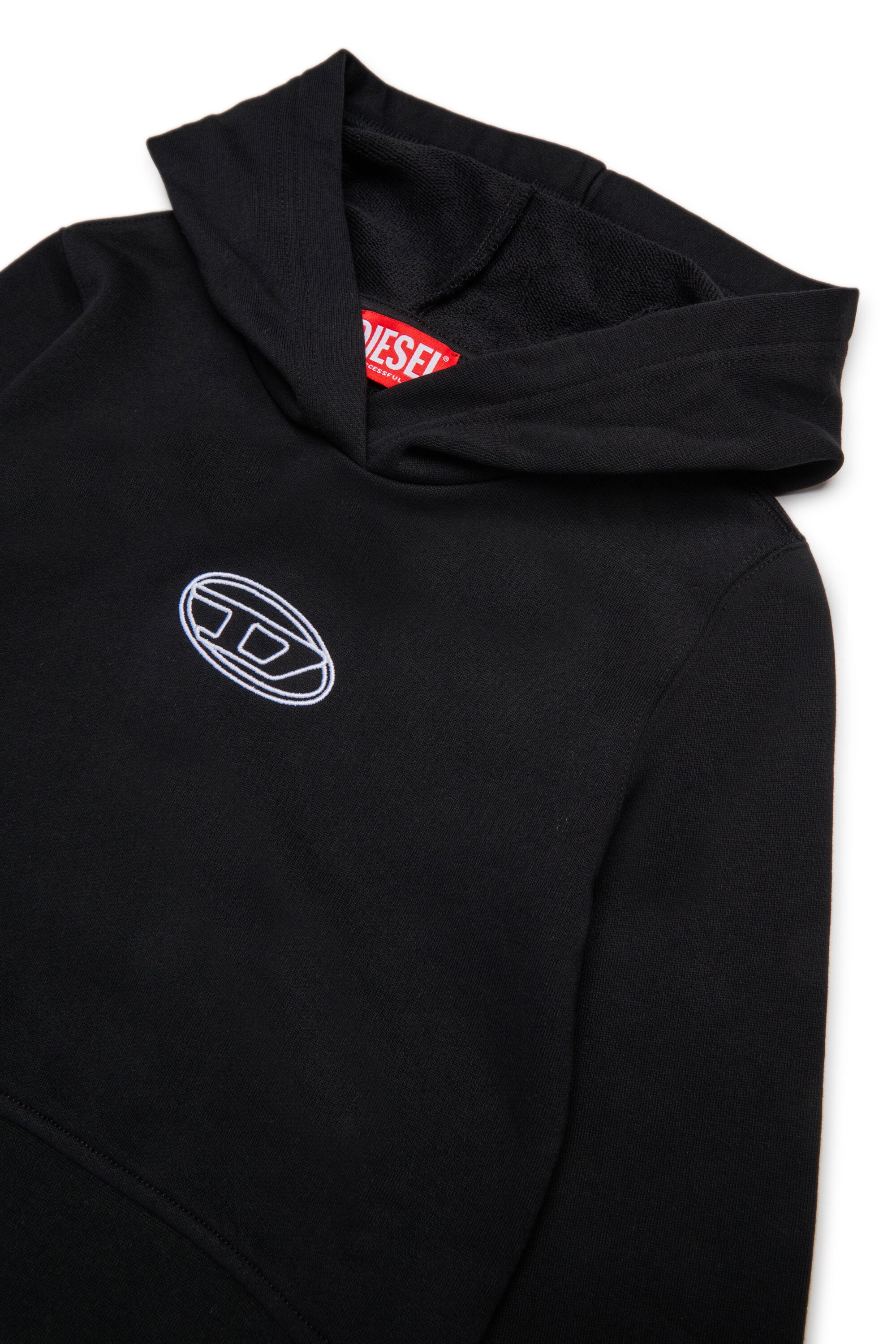 Oval D hooded sweatshirt with logo