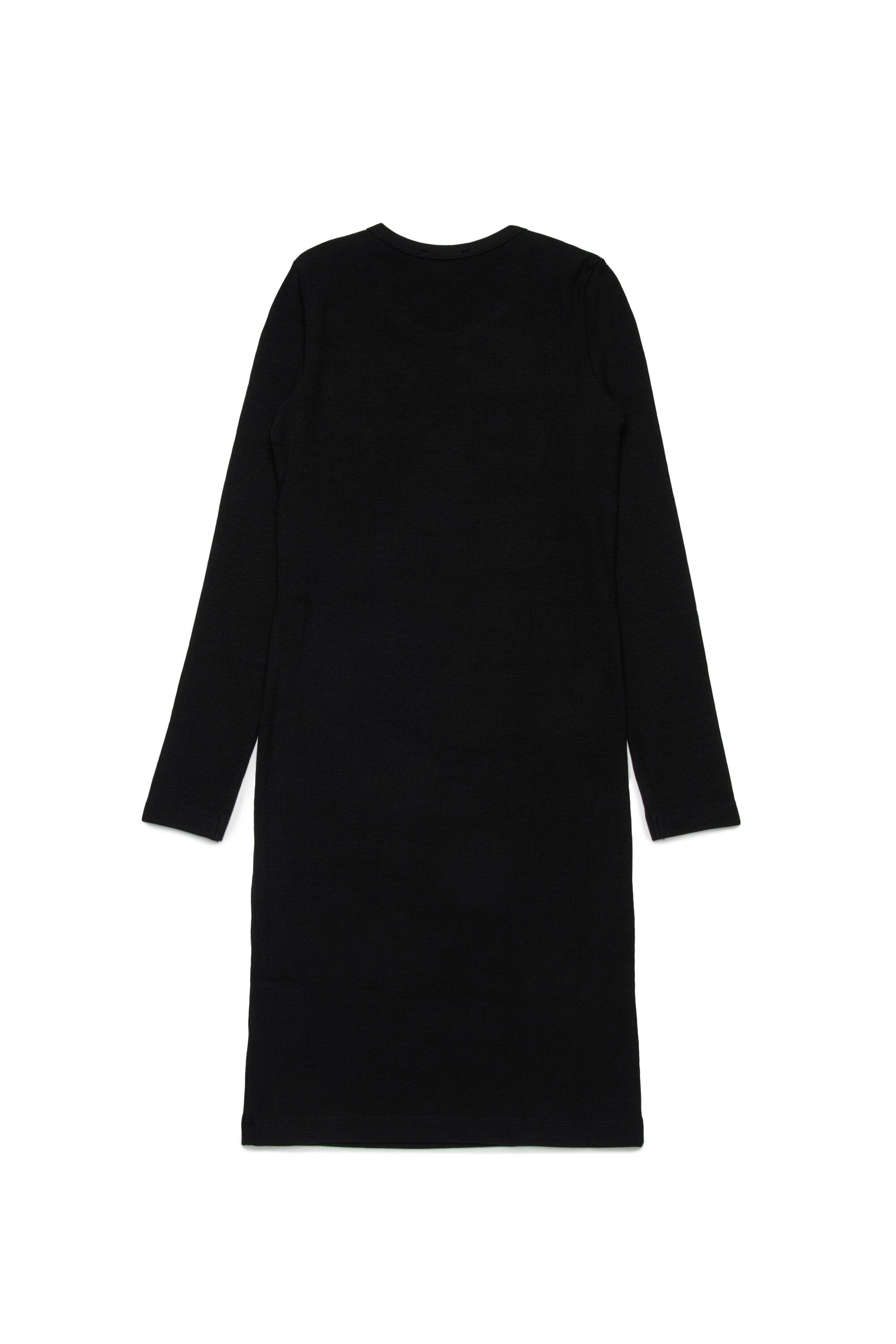 ストレッチコットンリブ編みシースドレス