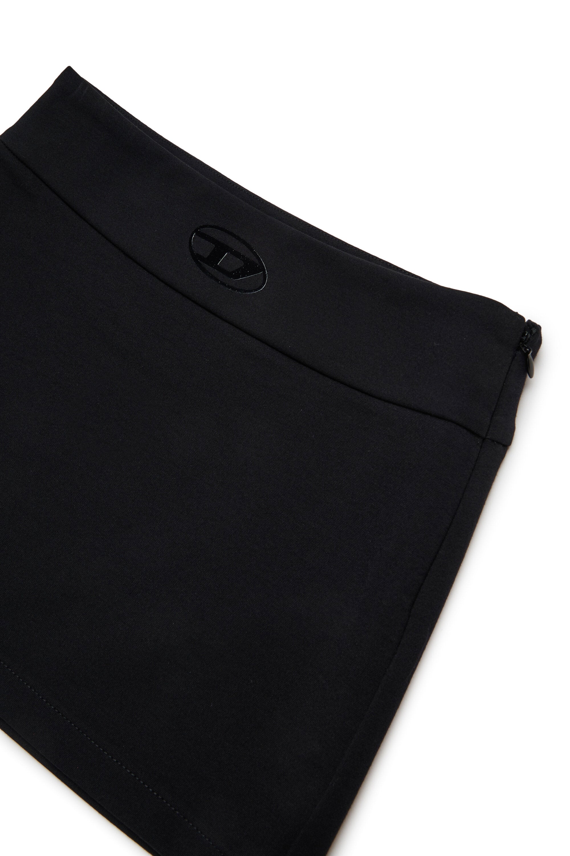 プントミラノ（ミラノリブ）ミニスカート オーバルDロゴブランド