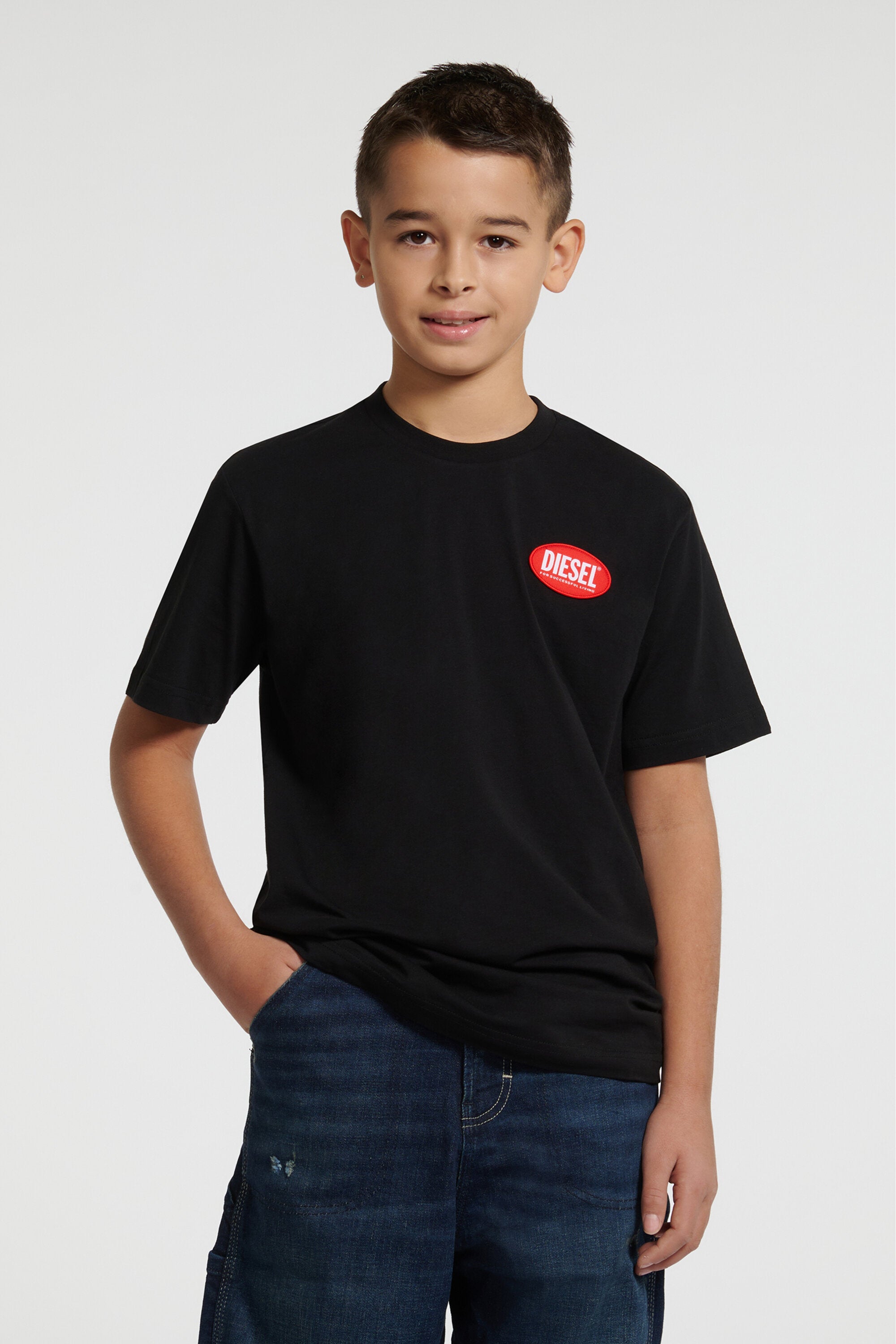 Diesel Oval Label jersey T-shirt