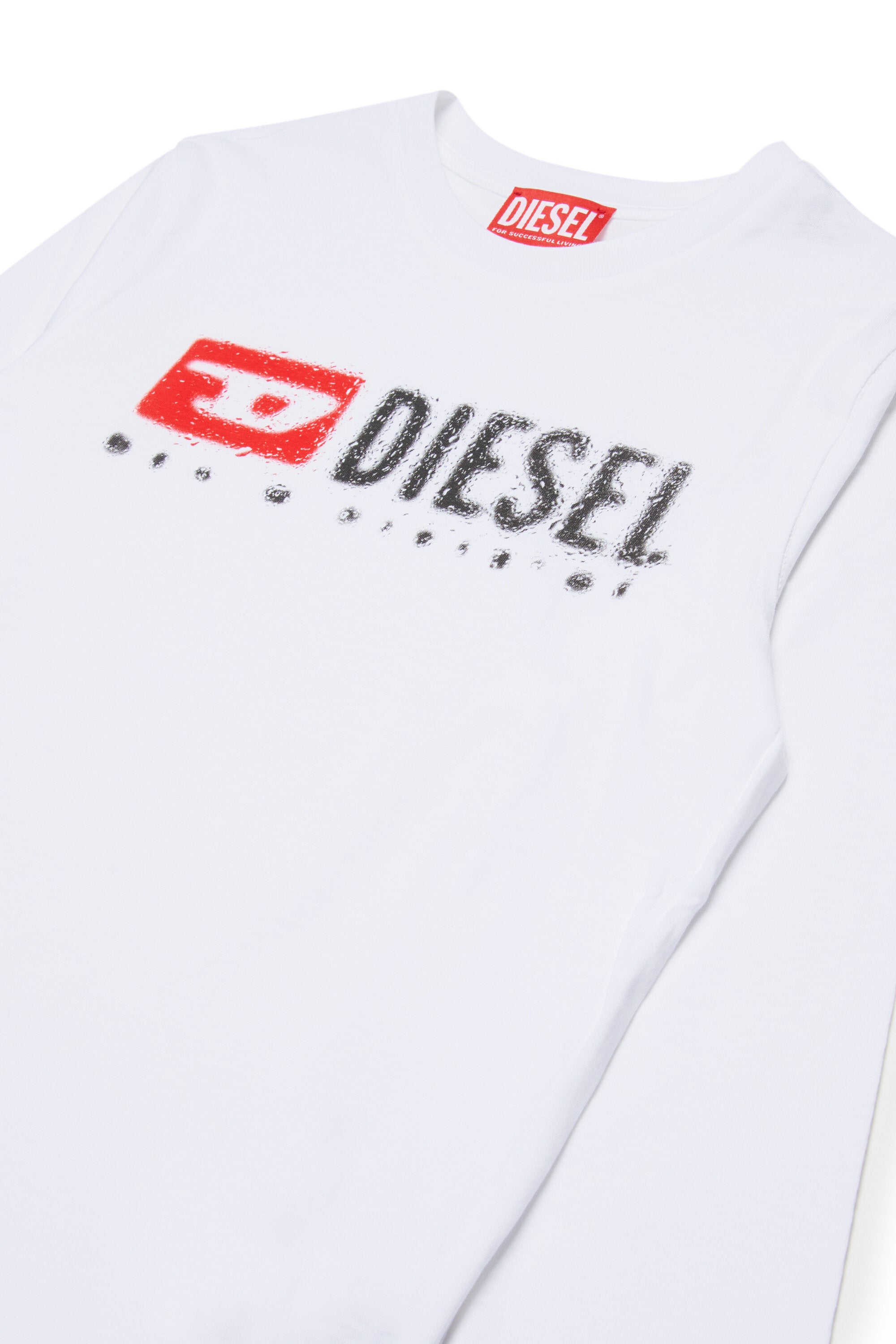 Diesel Denimロゴ入り長袖ジャージー素材Tシャツ