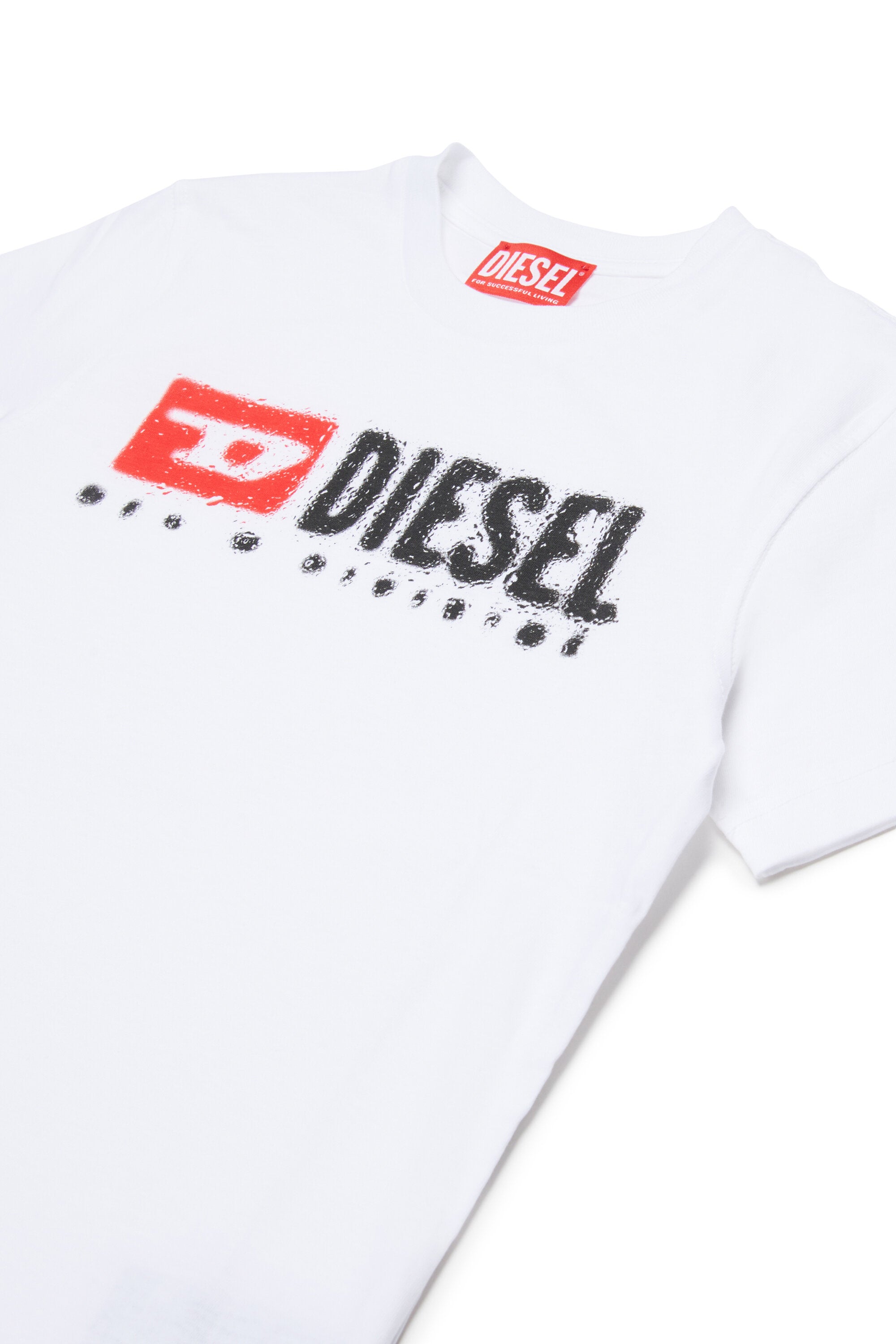 Diesel デニムロゴ ジャージー素材 Tシャツ