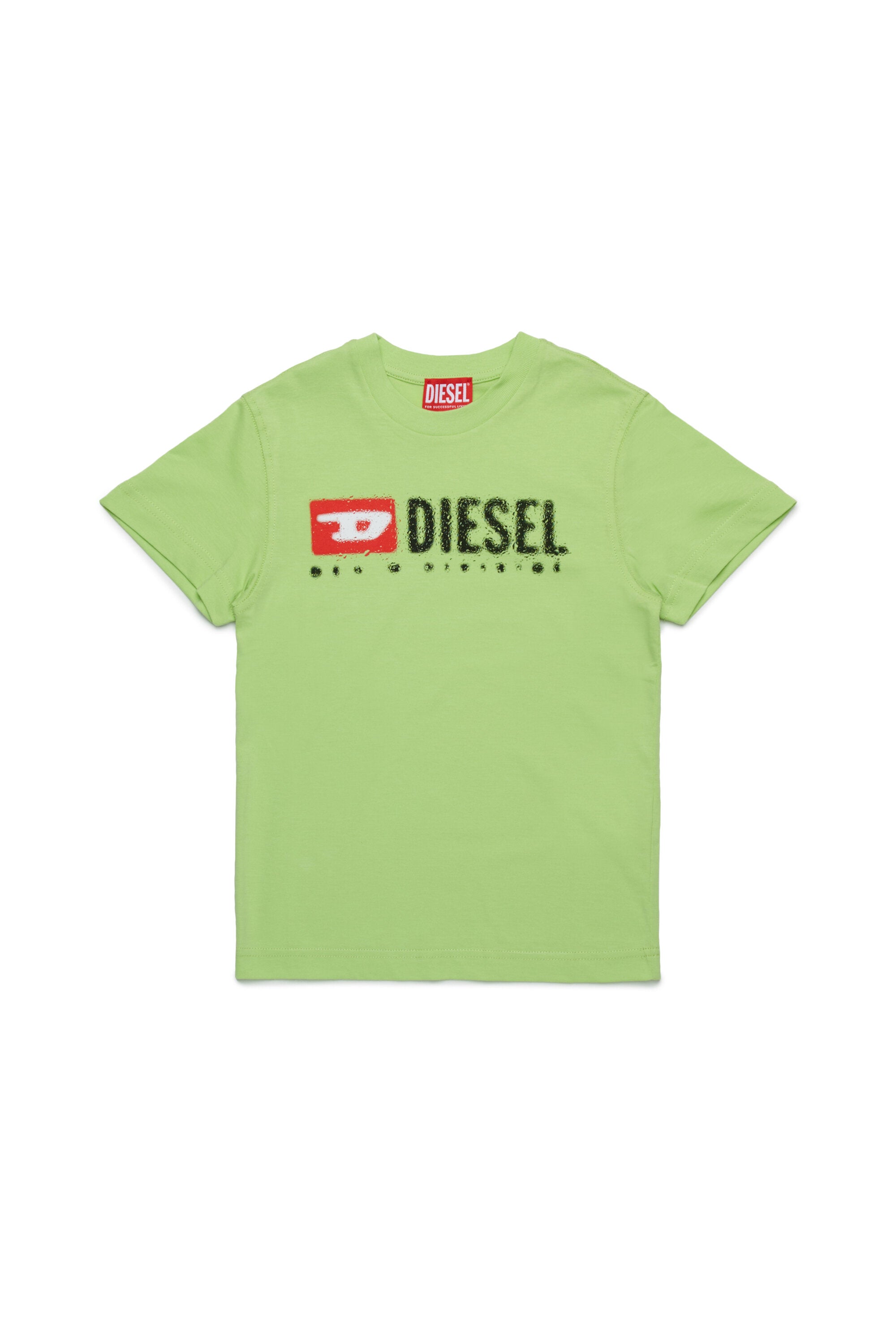 Diesel デニムロゴ ジャージー素材 Tシャツ
