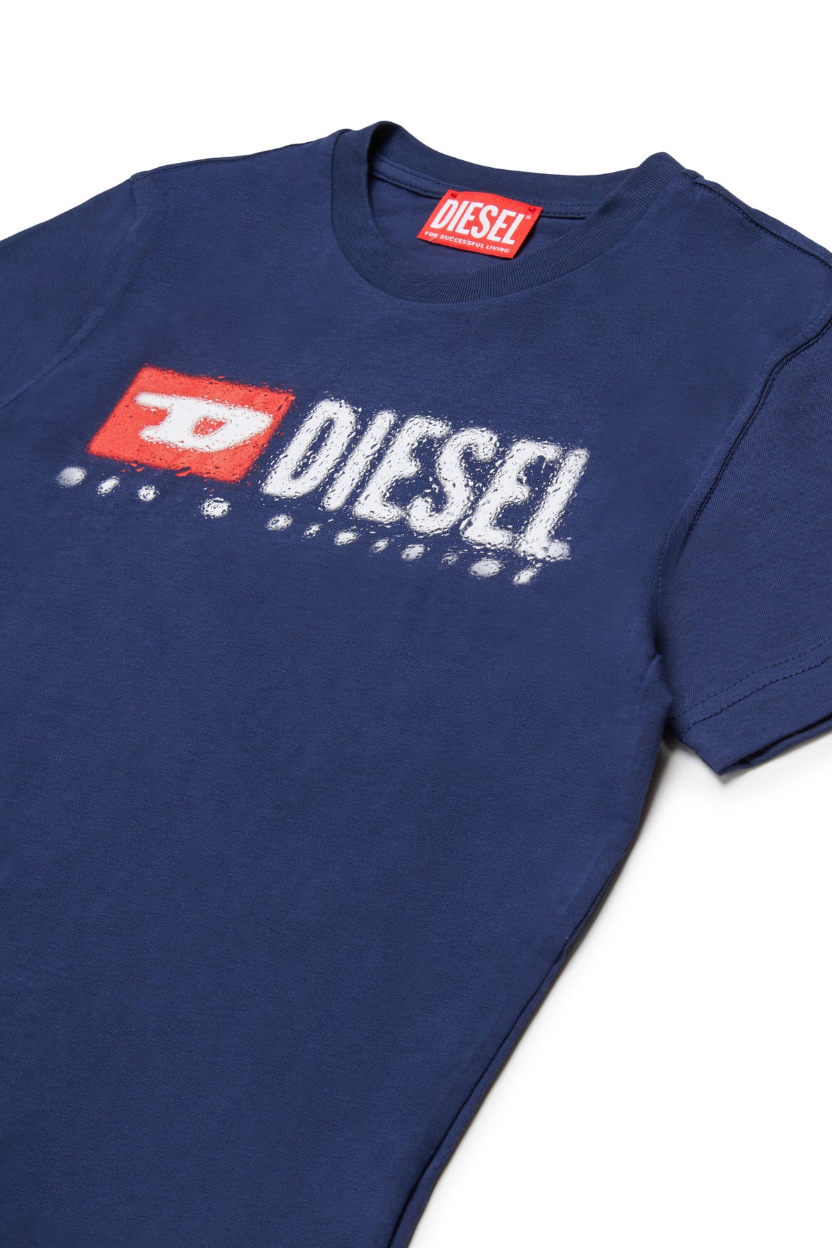 Diesel デニムロゴ ジャージー素材 Tシャツ