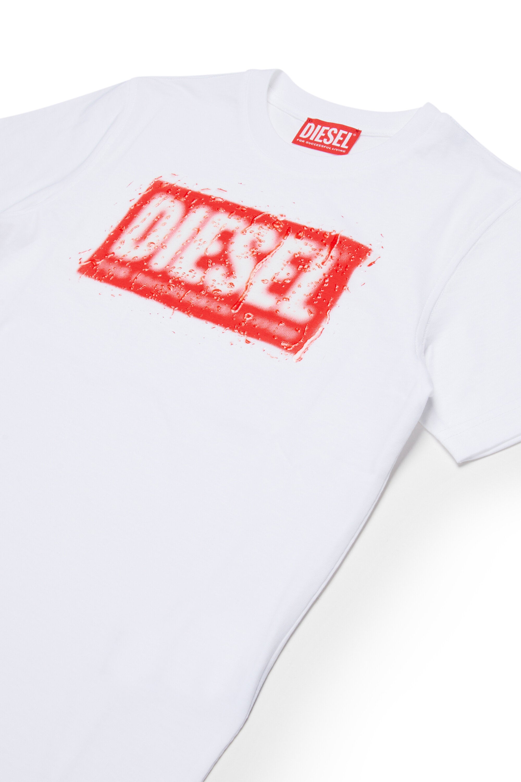 Diesel デニムロゴ ジャージー素材 Tシャツ