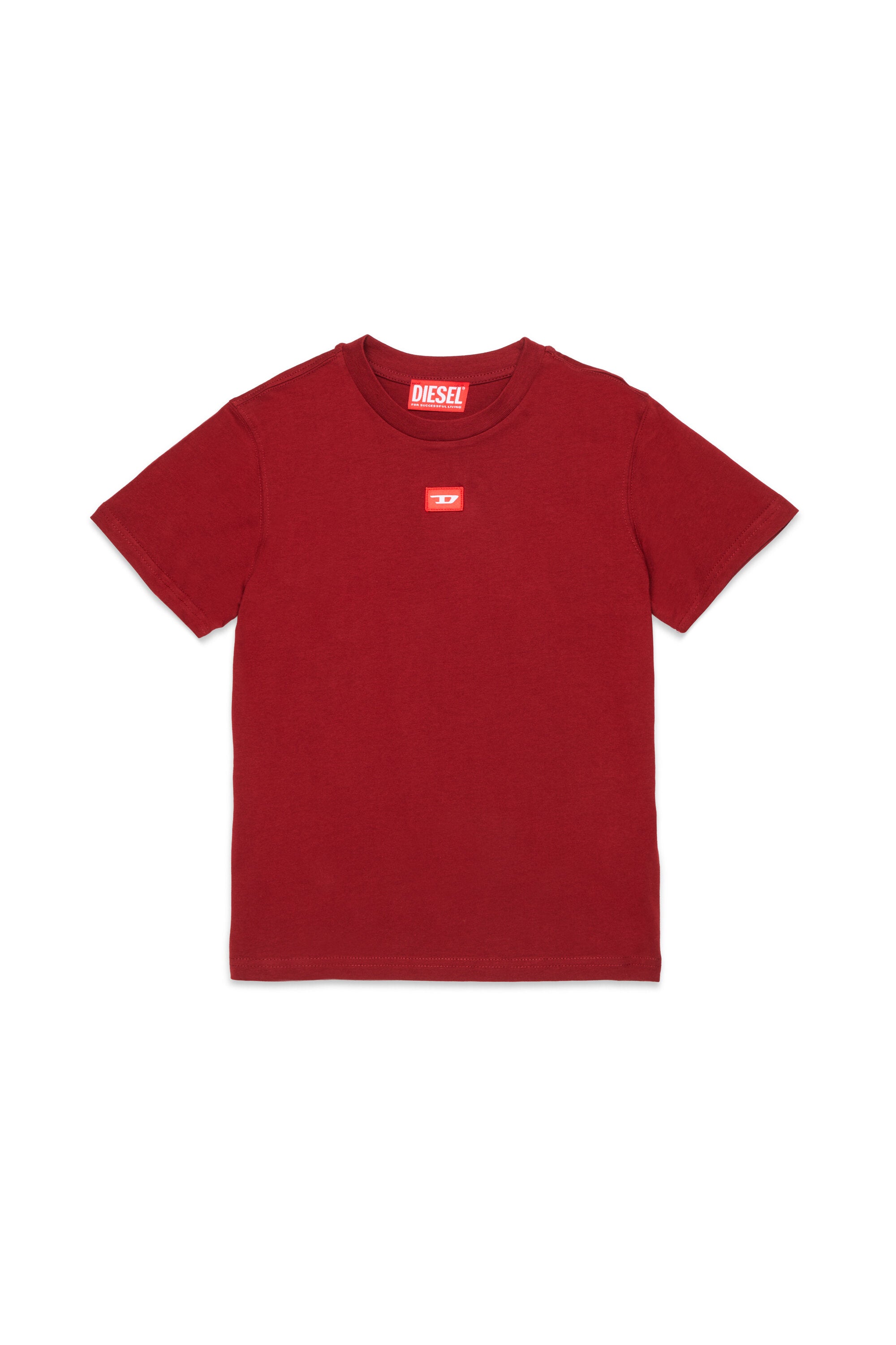 Jersey T-shirt with red D patch