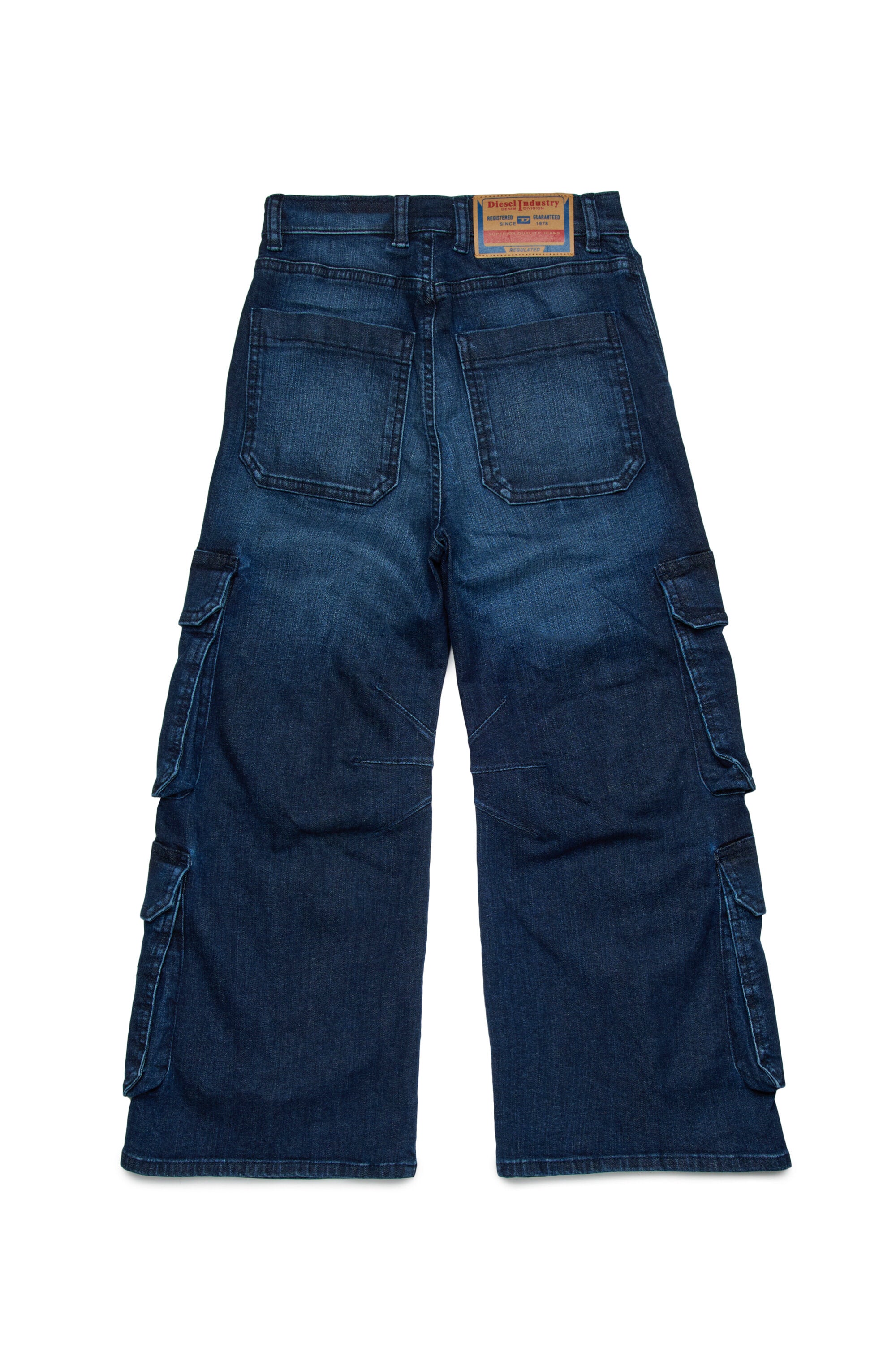 濃紺のリラックスジーンズ - D-Argjx Cargo