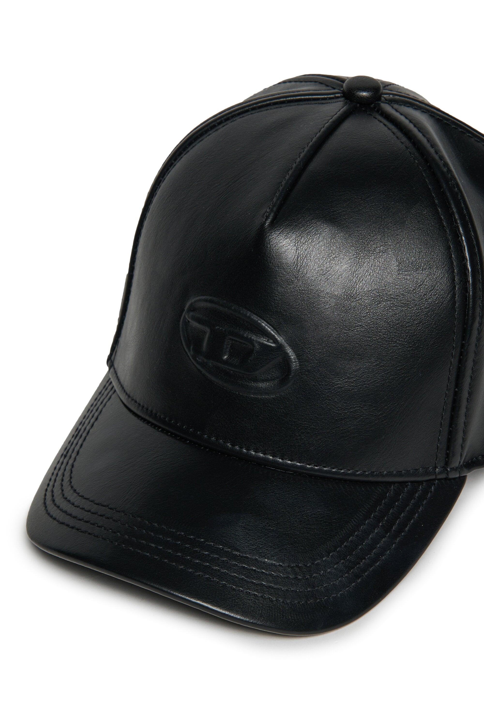 Baseball cap made of coated fabric