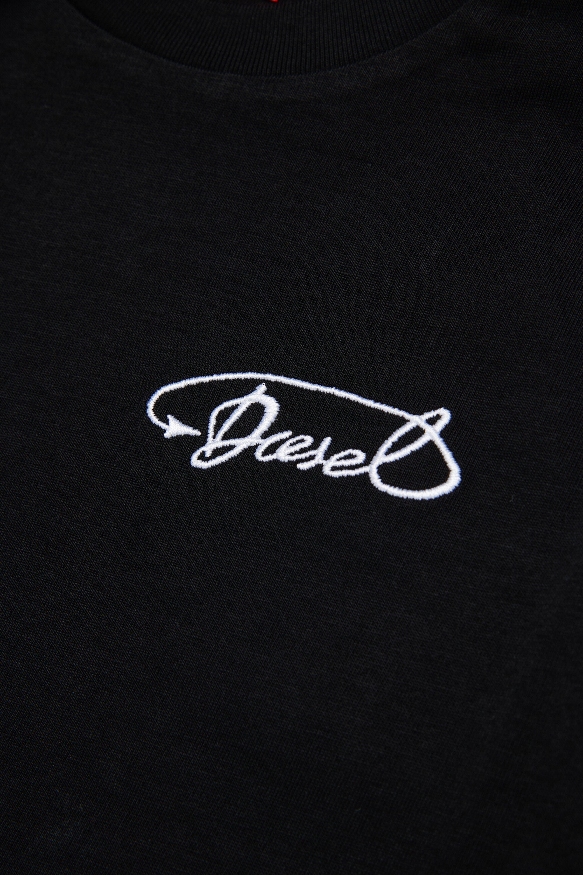 DIESEL ボーイズブランド筆記体ロゴTシャツ | BRAVE KID