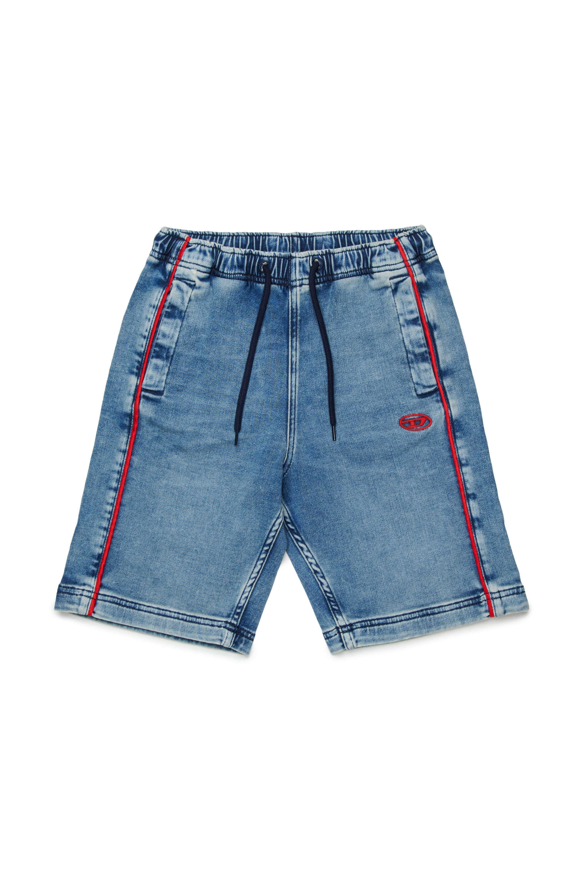 JoggJeans® denim shorts with logo - Axor
