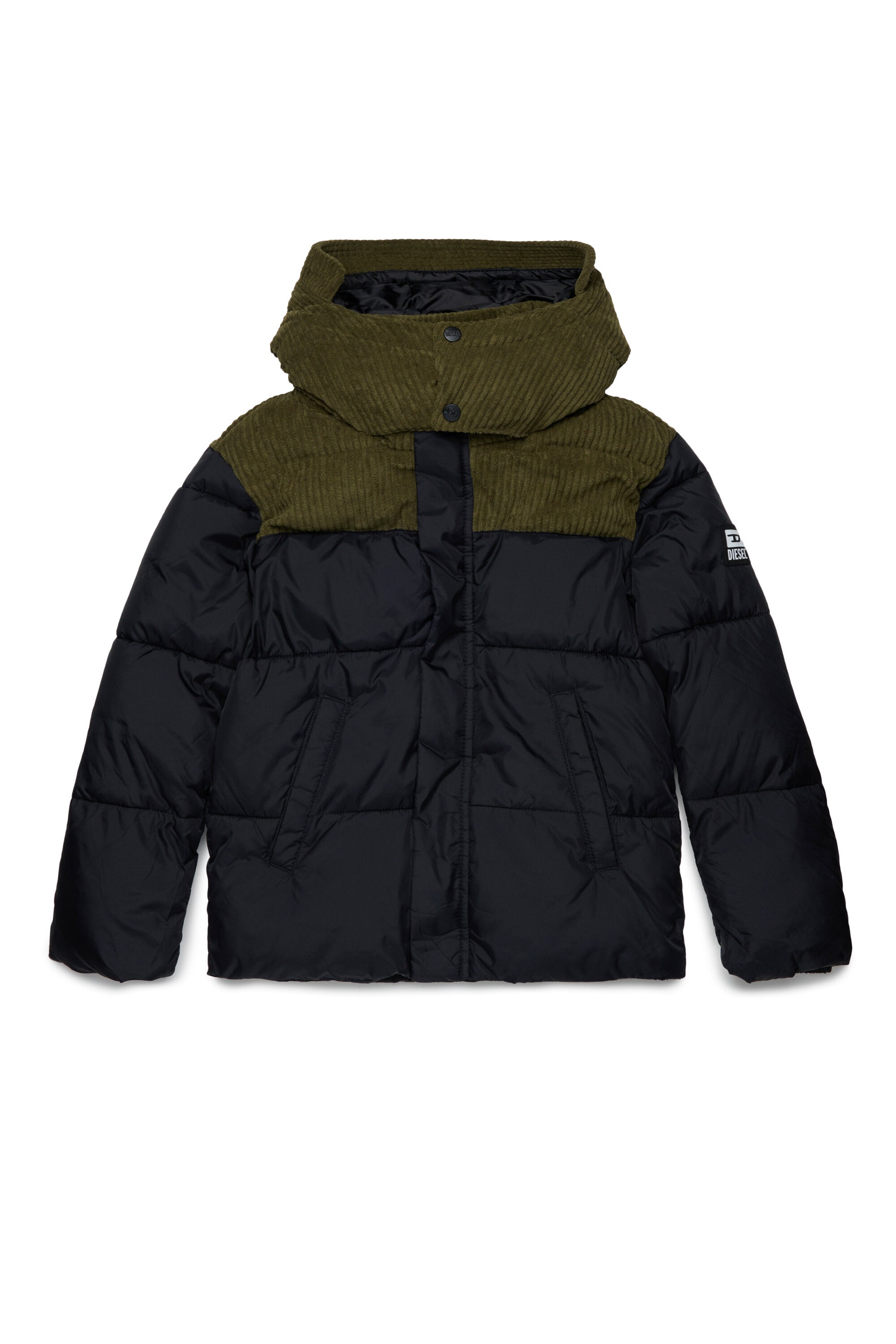 Padded jacket with logo