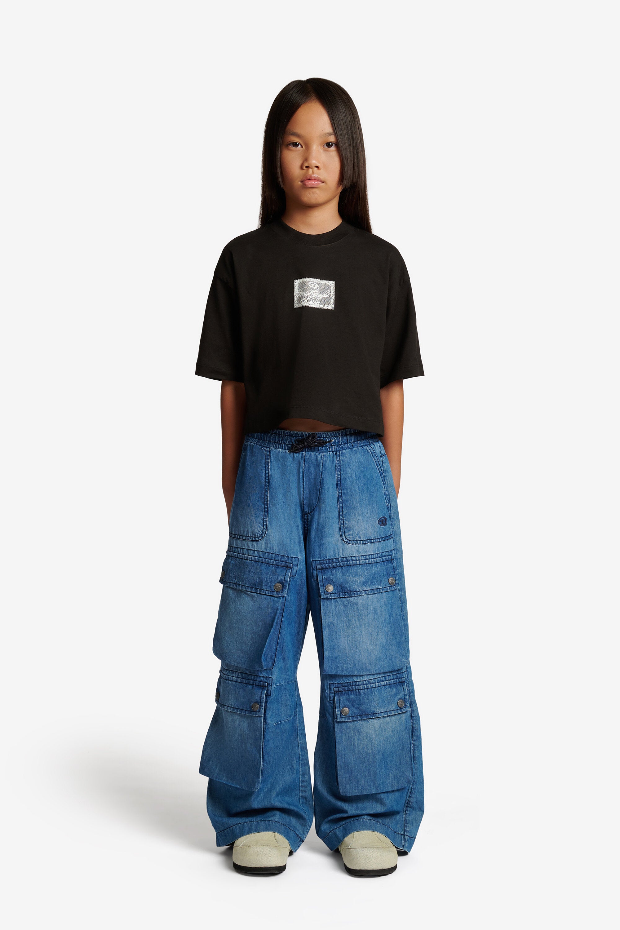 Relaxed fit jeans in medium blue wash - D-Kaith