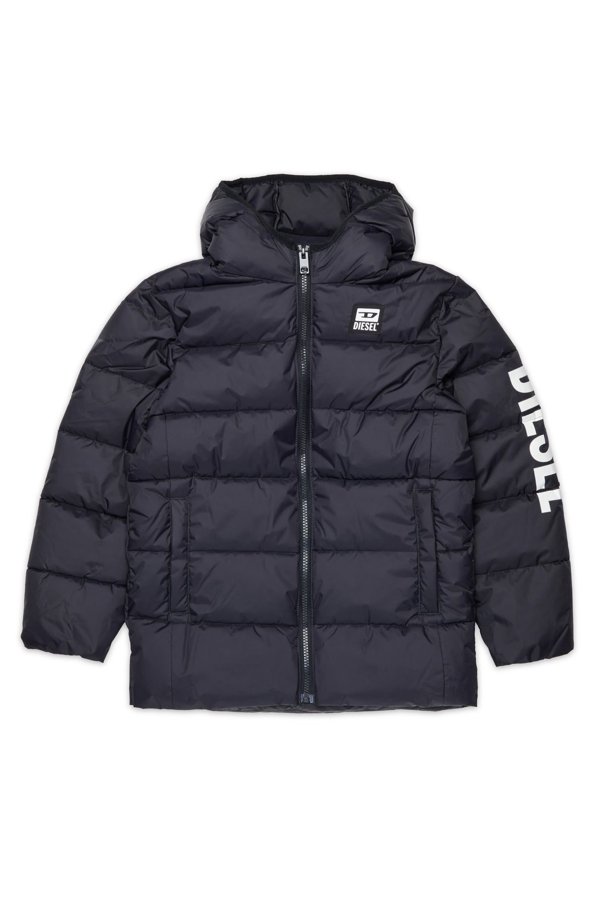 Padded jacket with logo