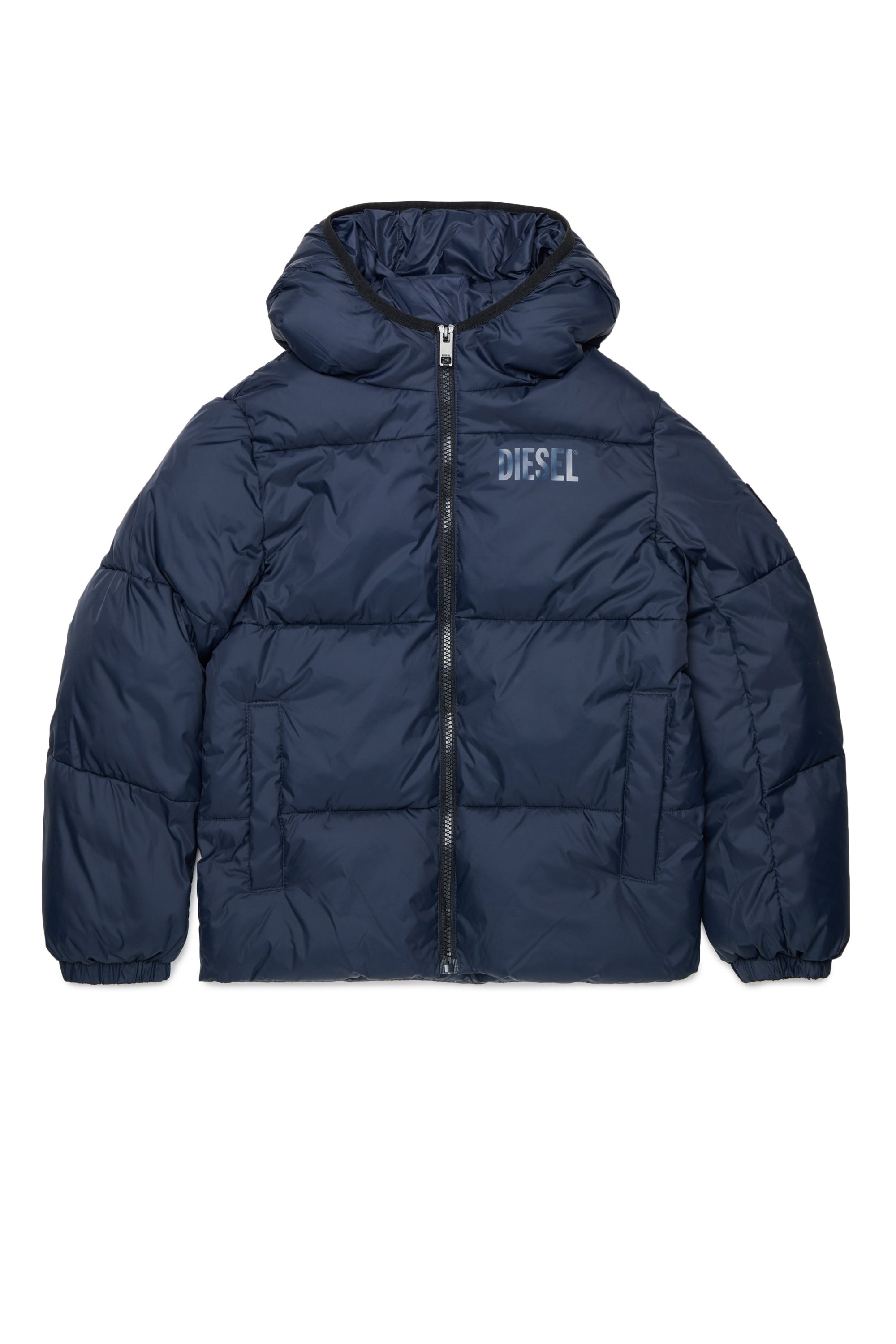 Padded jacket with logo