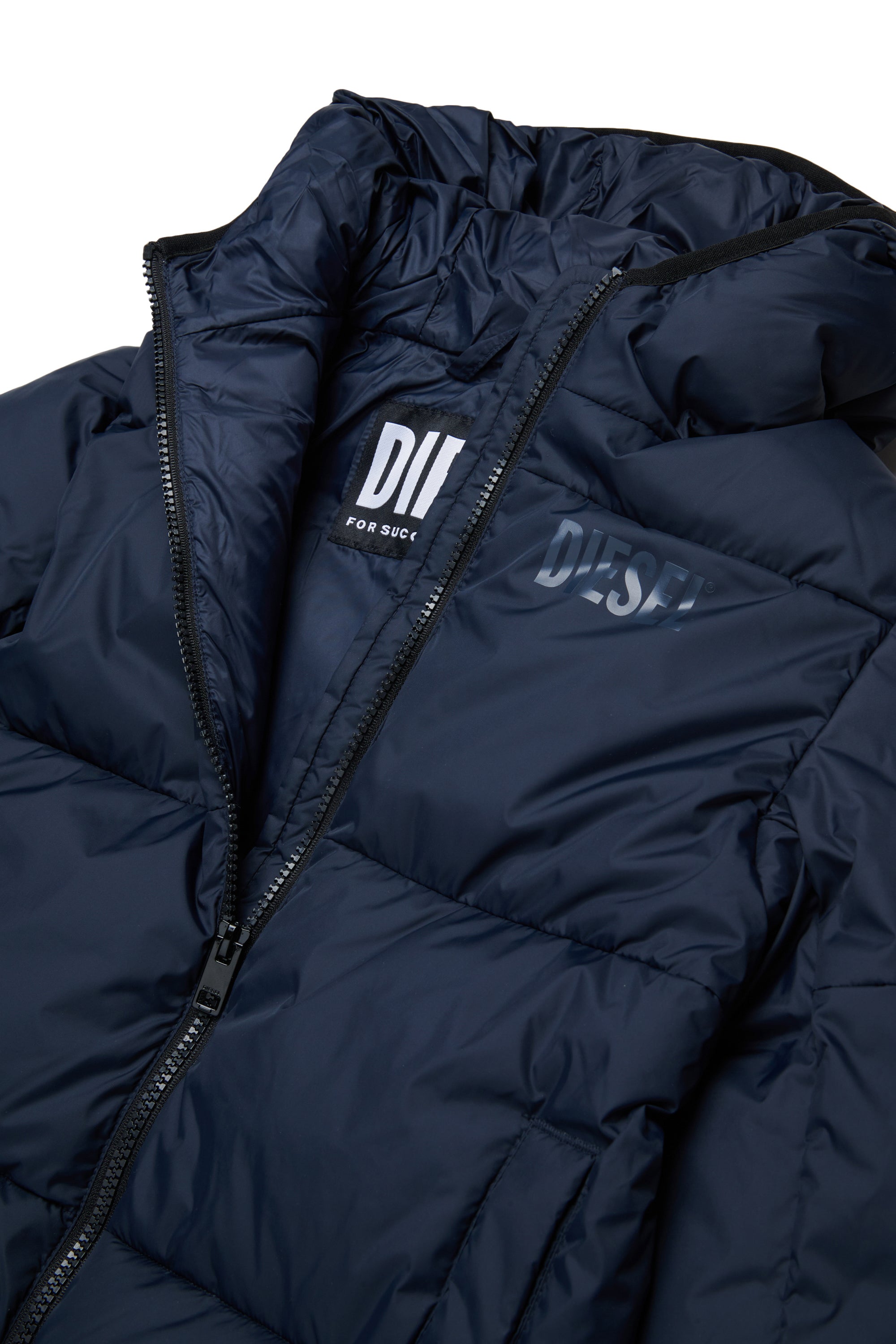 Padded jacket with logo