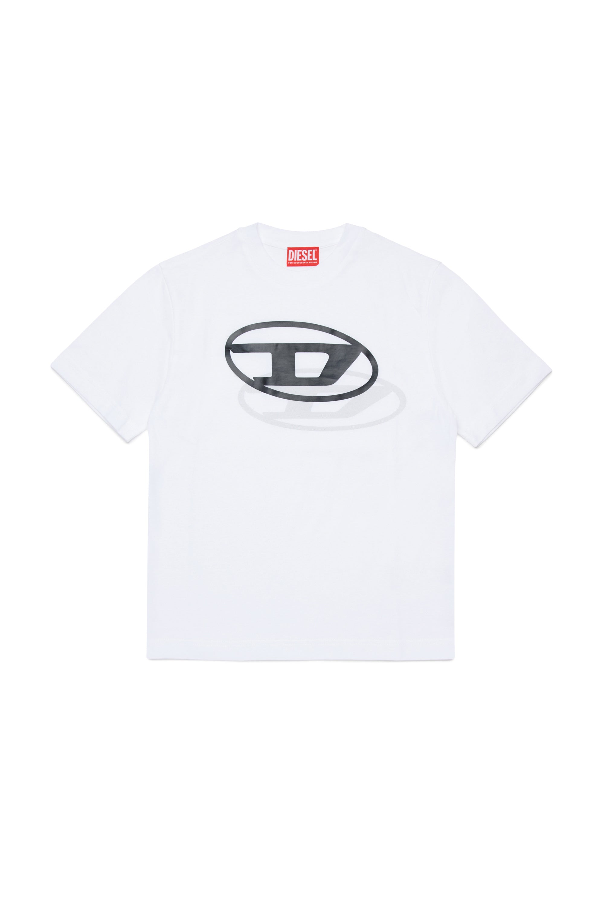 オーバルDロゴプリントTシャツ