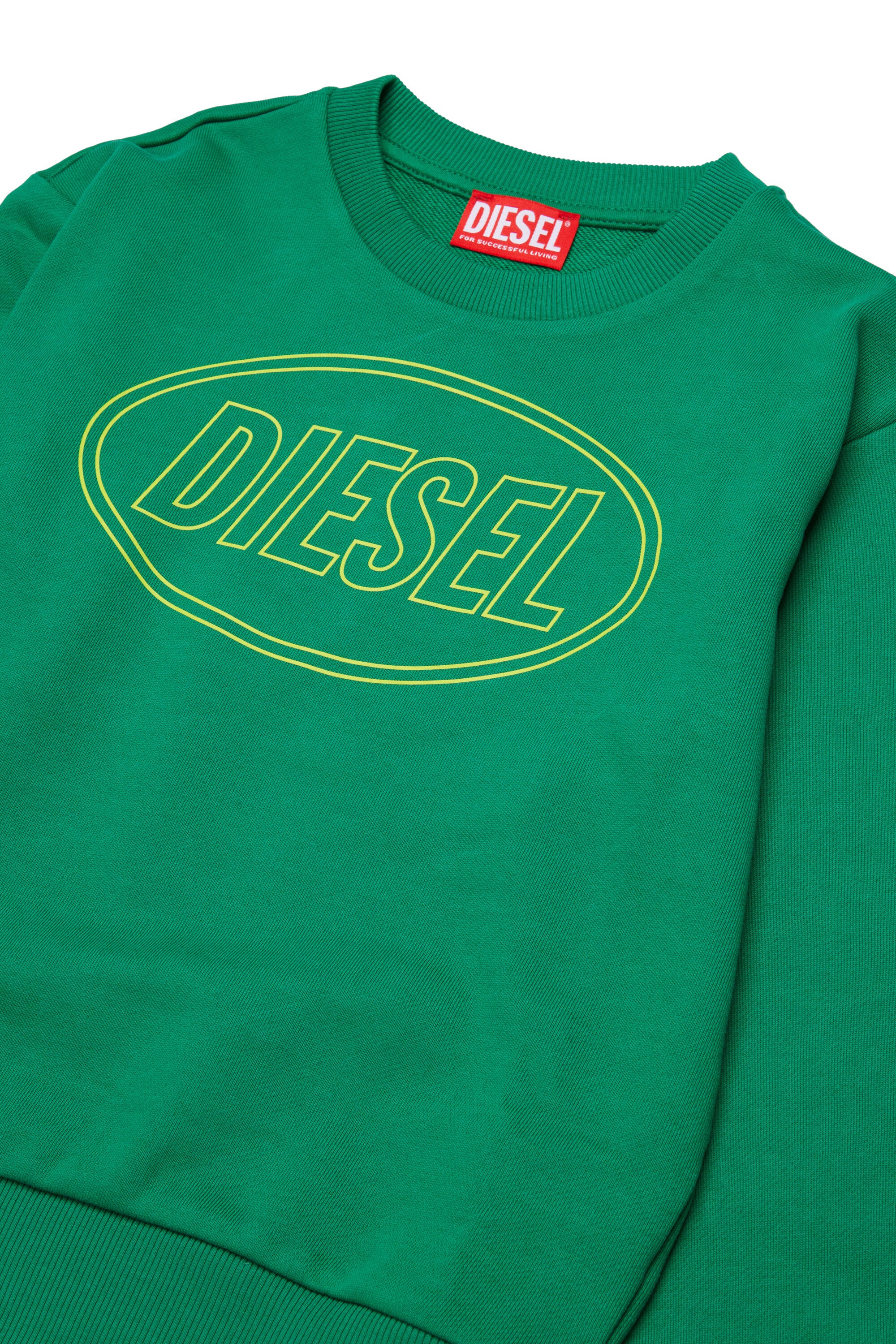 Crew neck sweatshirt with logo