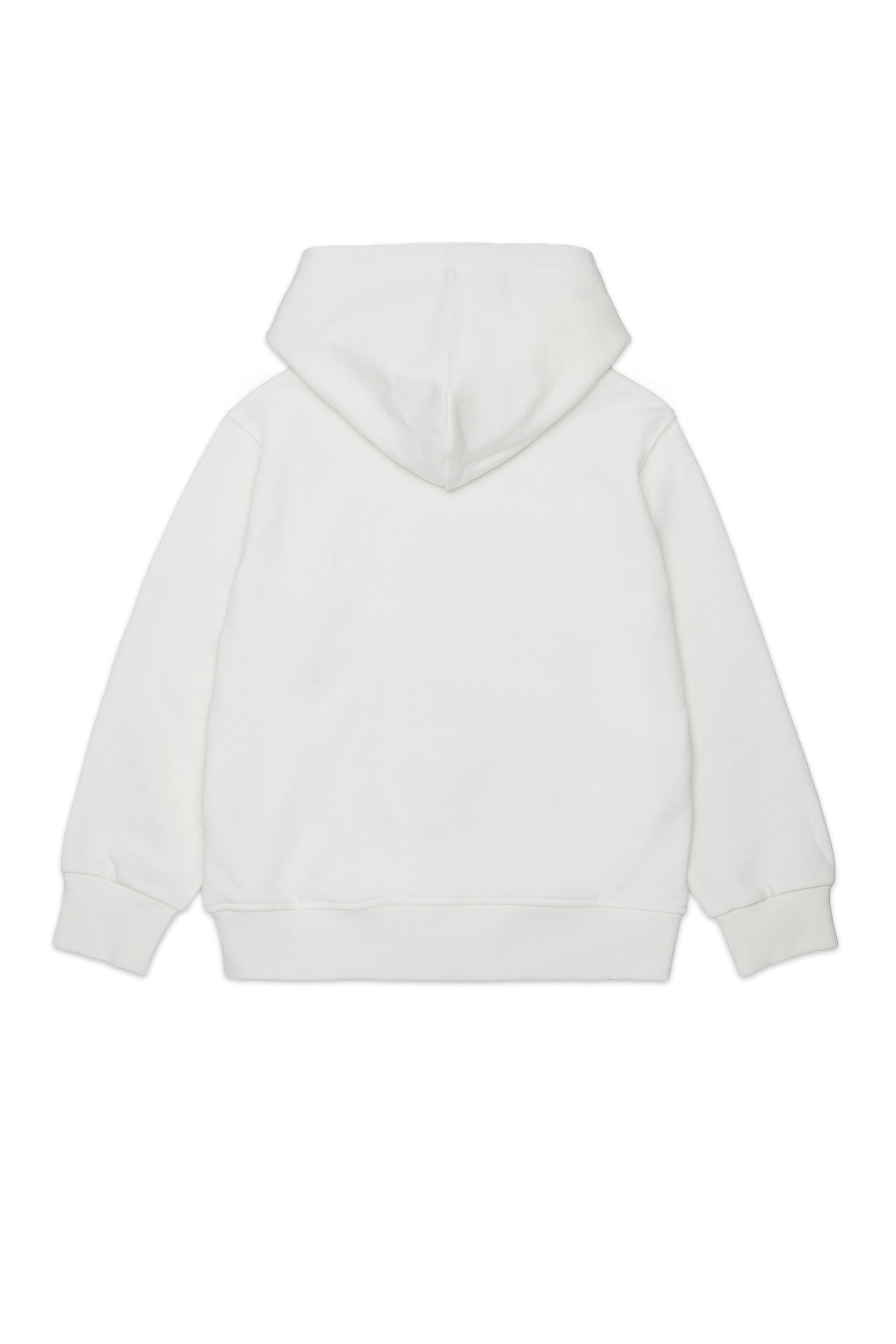 Hooded sweatshirt with logo and maxi logo
