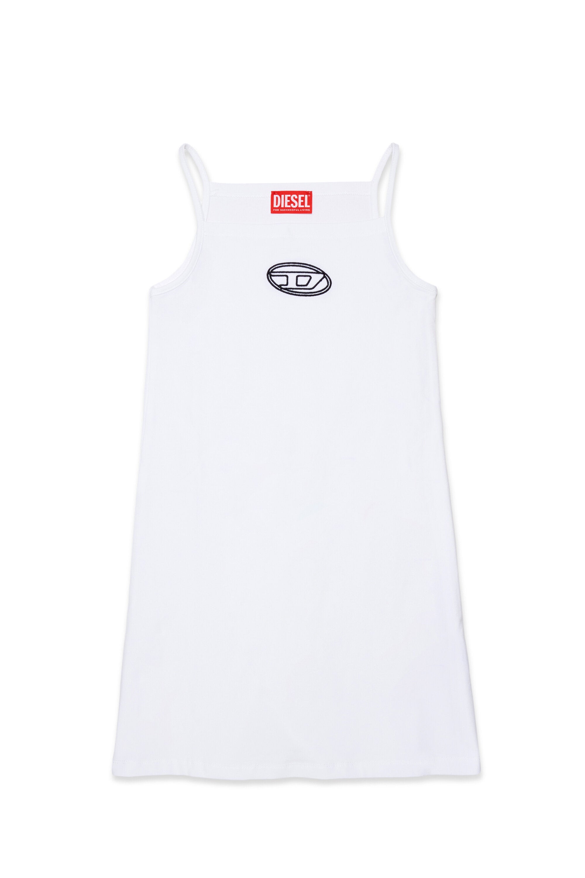 Short dress with Oval D logo