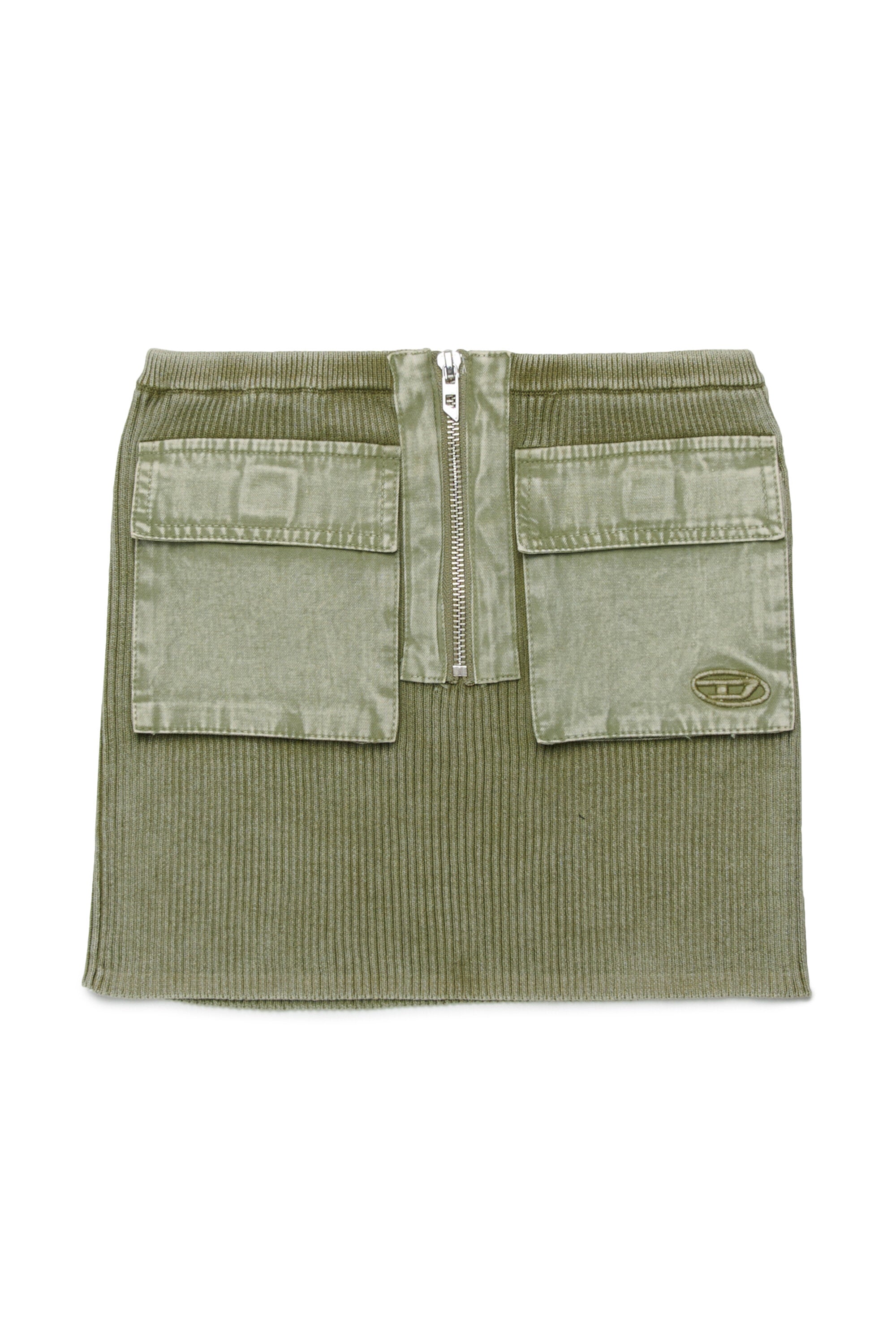 ロゴ入りミニスカート