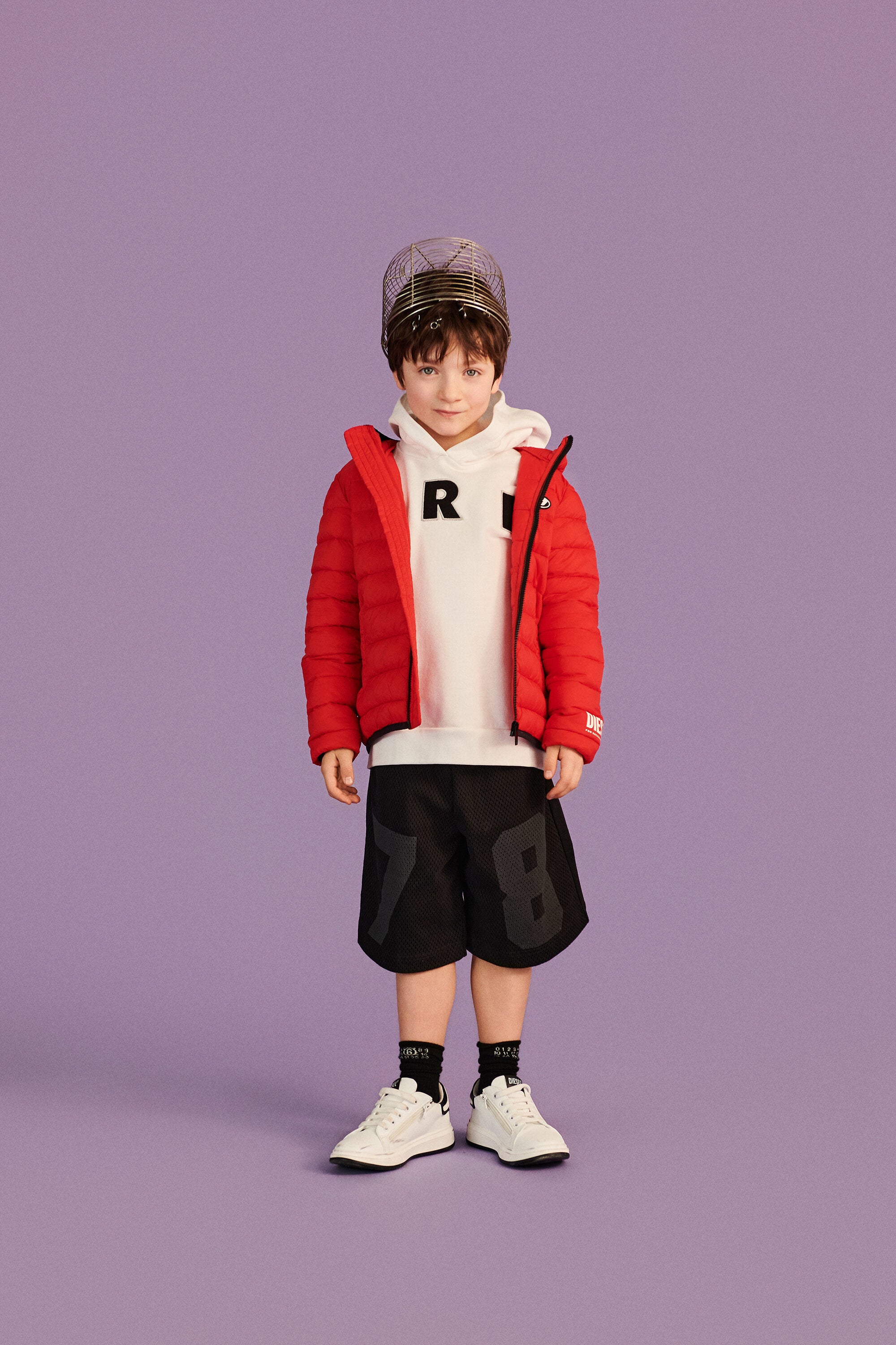 ロゴ入り中綿ジャケット