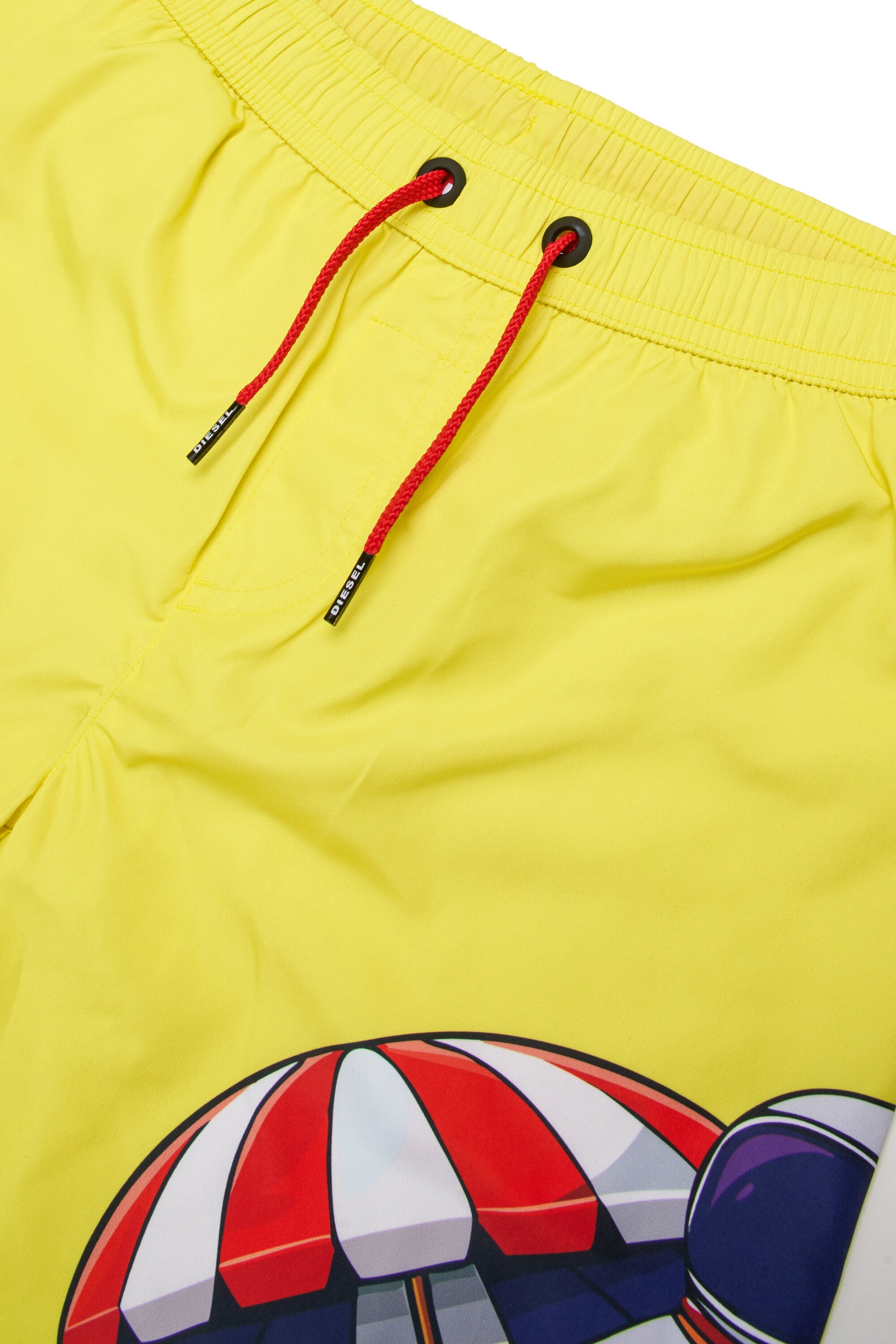 ロゴ入りボクサー水着