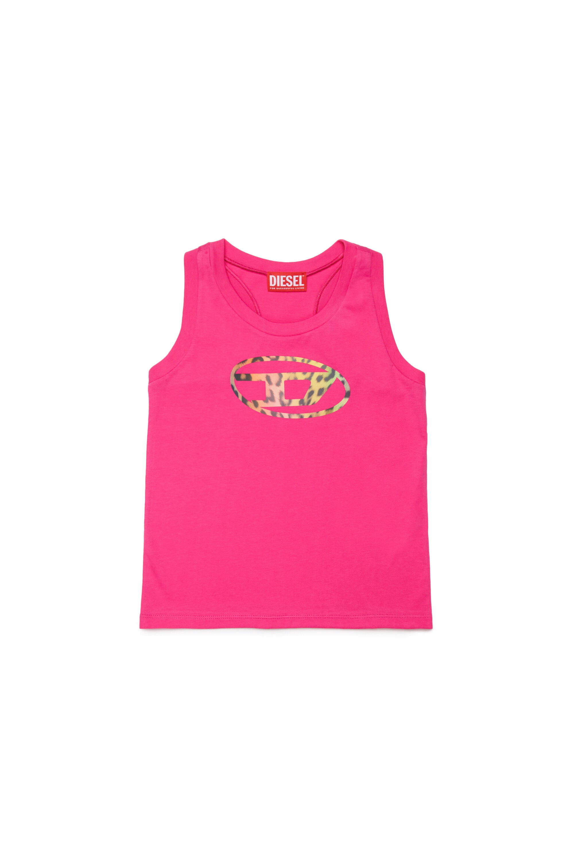 ロゴ入りノースリーブTシャツ