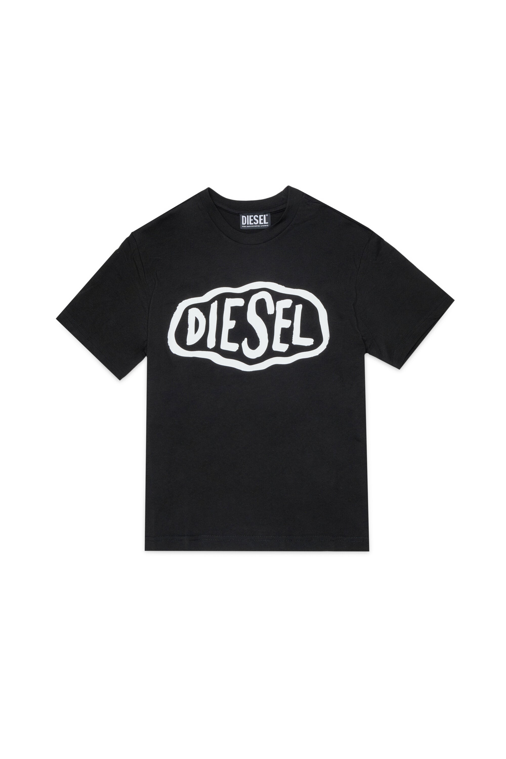 ロゴ入りクルーネックTシャツ