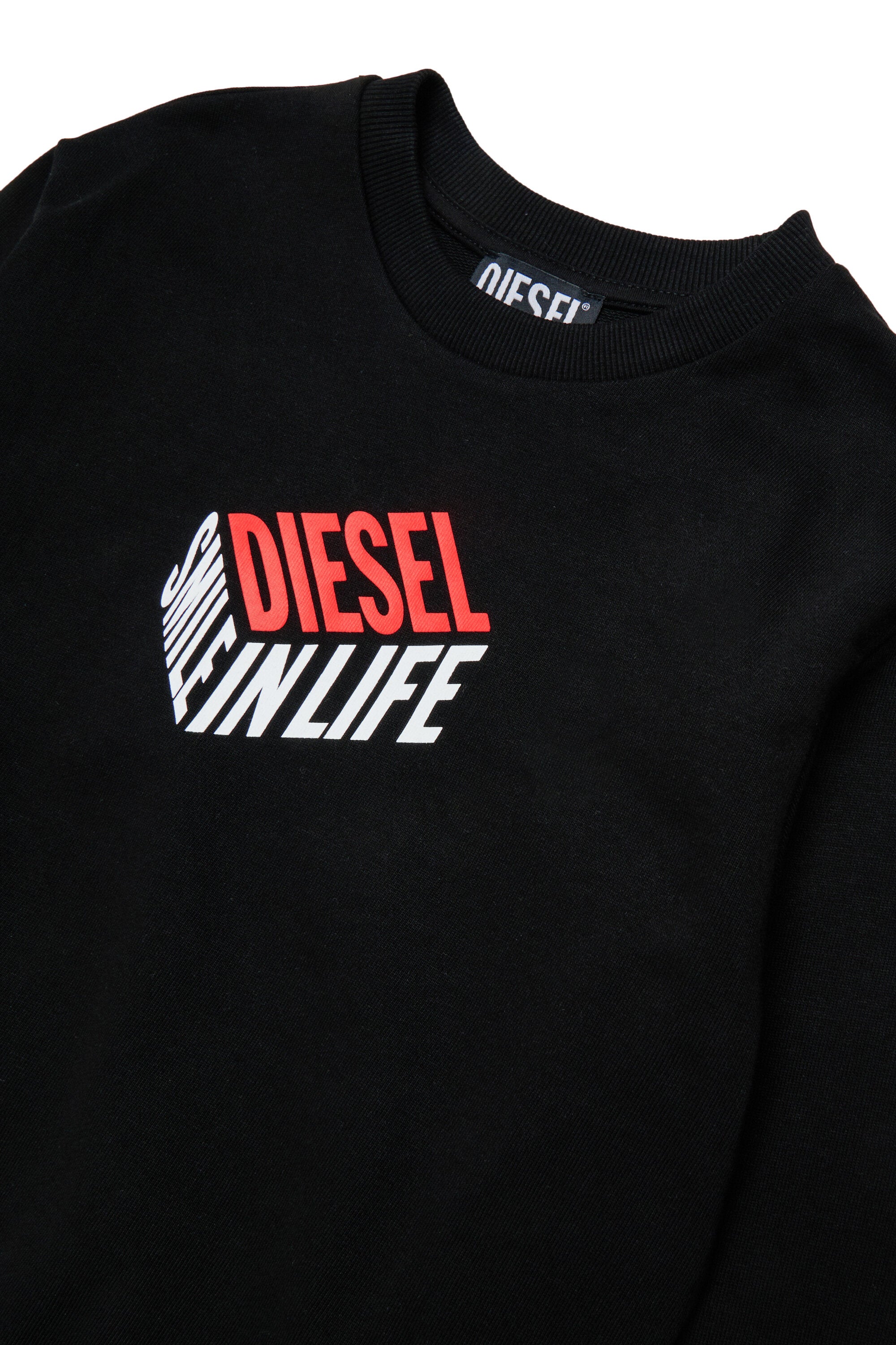 ロゴ入りクルーネックスウェット