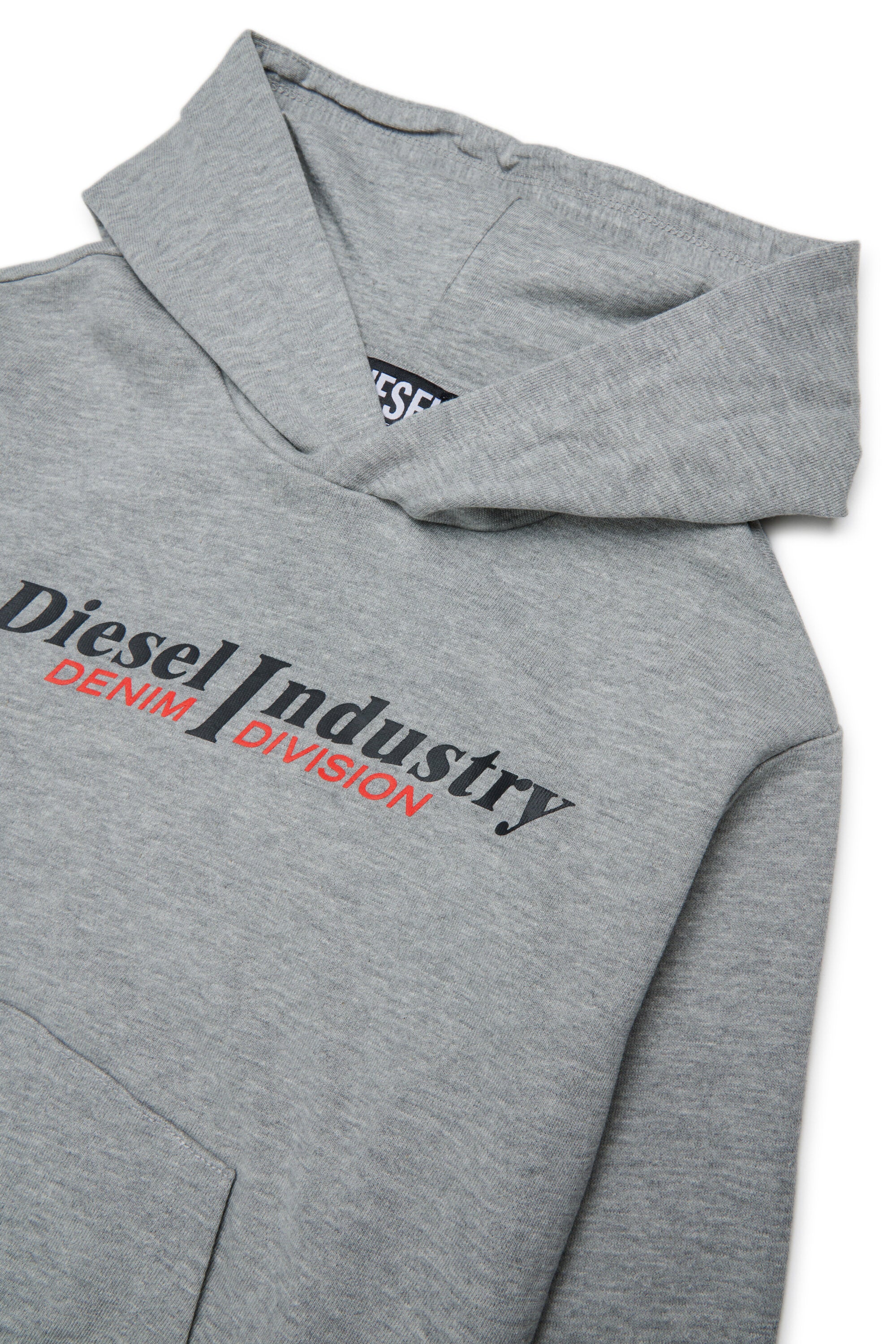 ロゴ入りフード付きスウェット