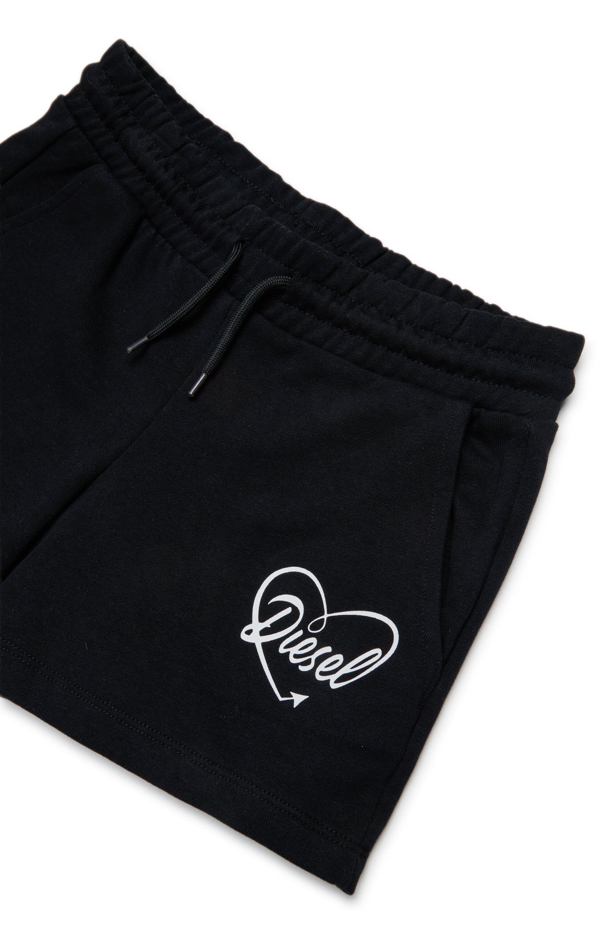 Fleece shorts with logo