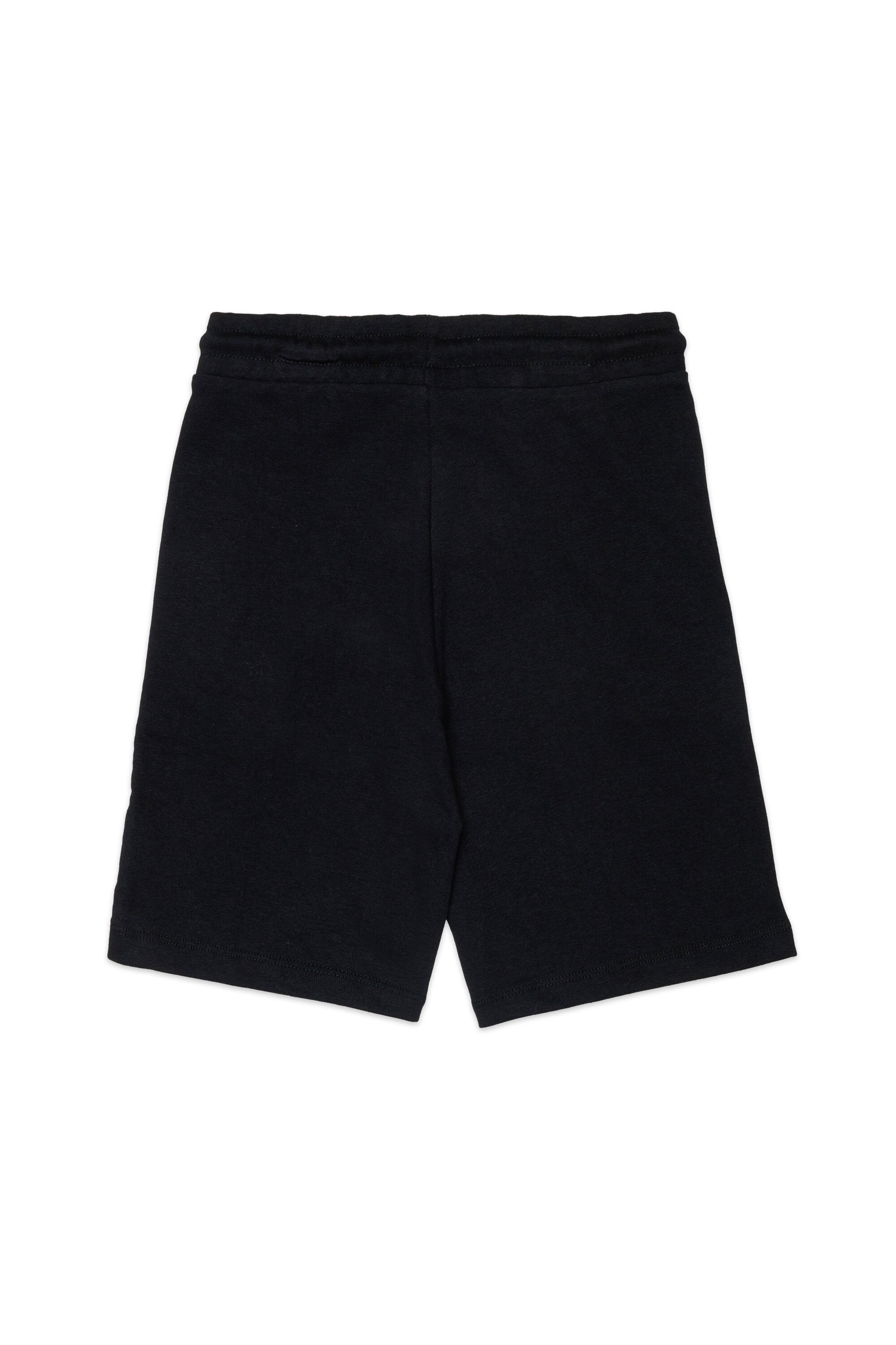 Fleece shorts with logo