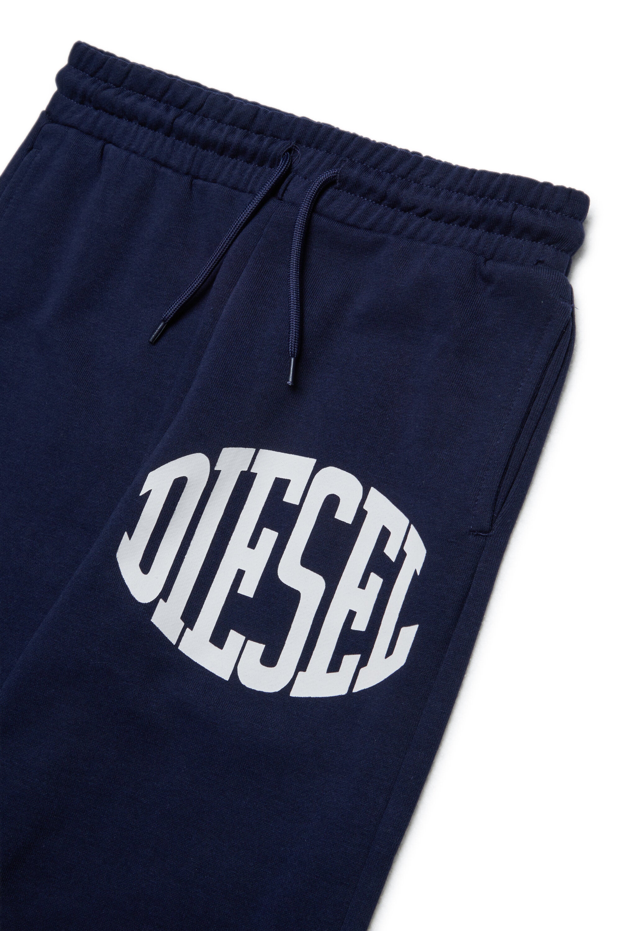 ロゴ付きスウェットジャンプスーツ