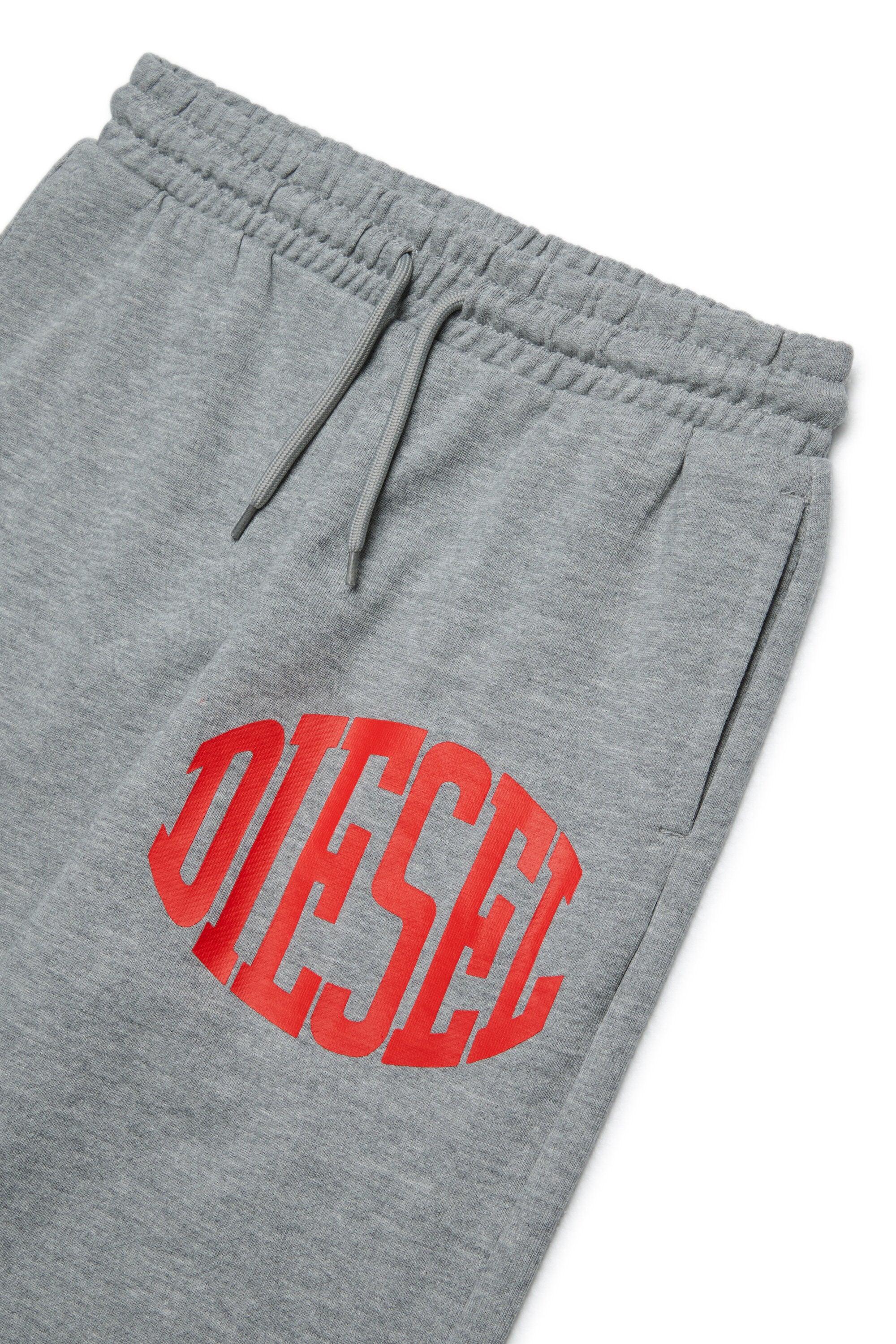 ロゴ付きスウェットジャンプスーツ