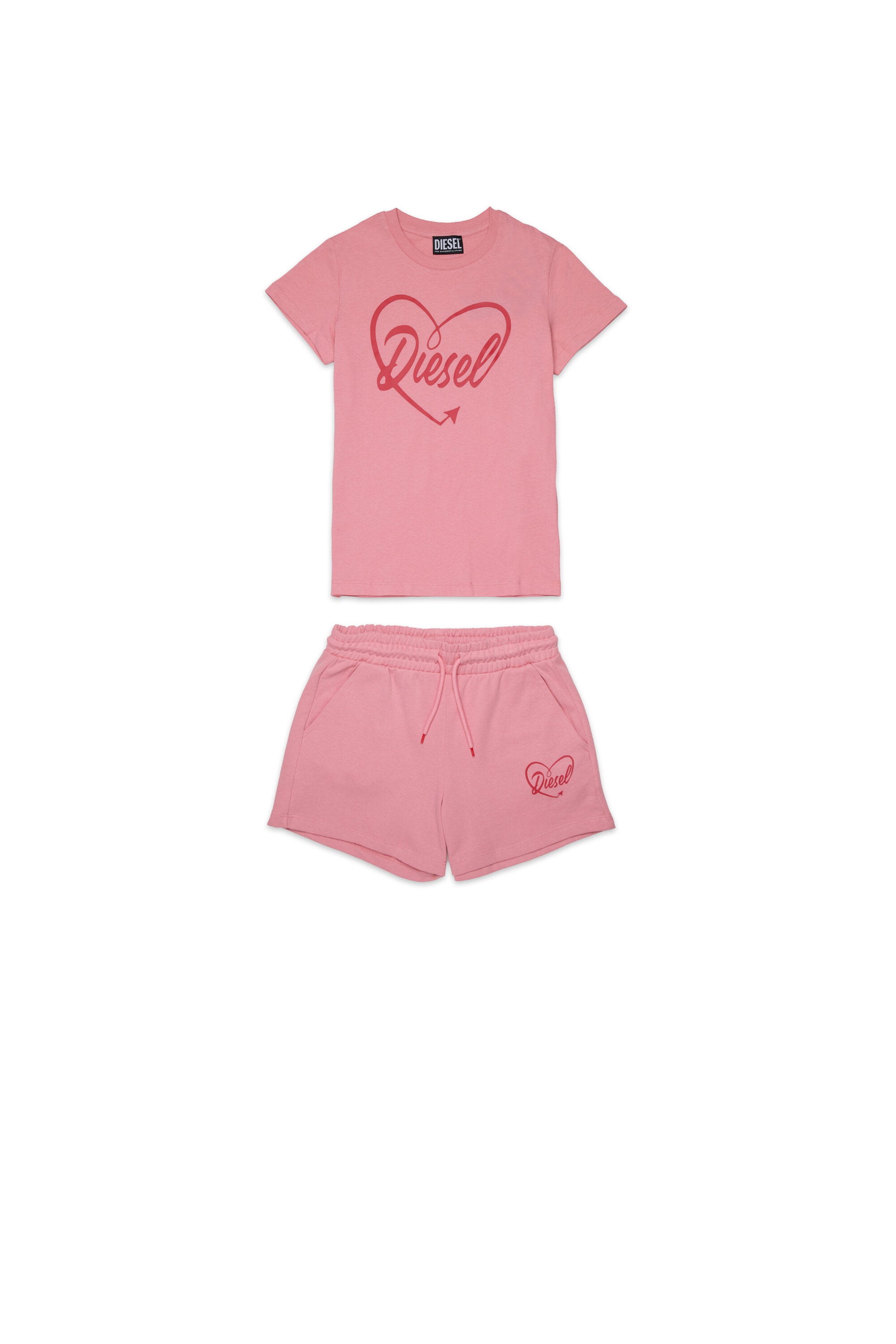 Short jumpsuit with logo