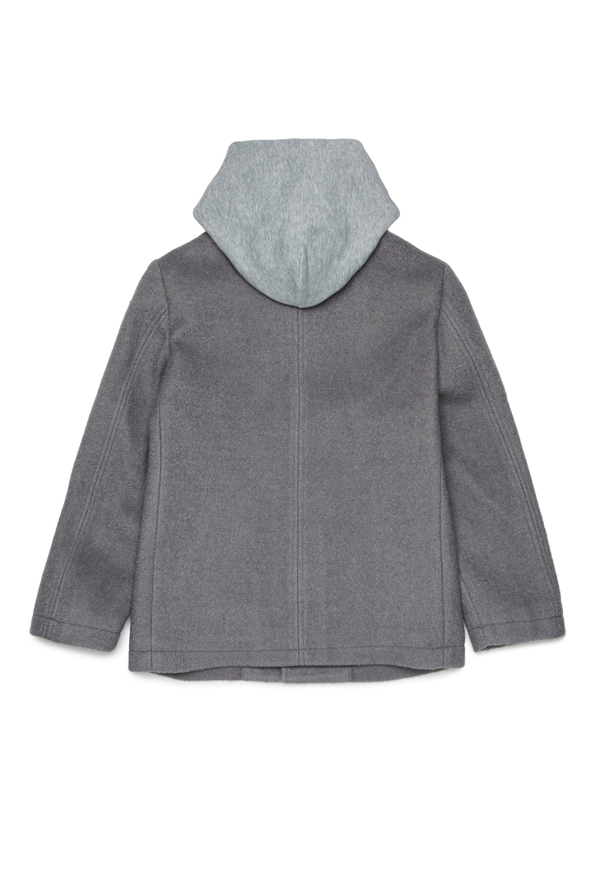 Coat with logo