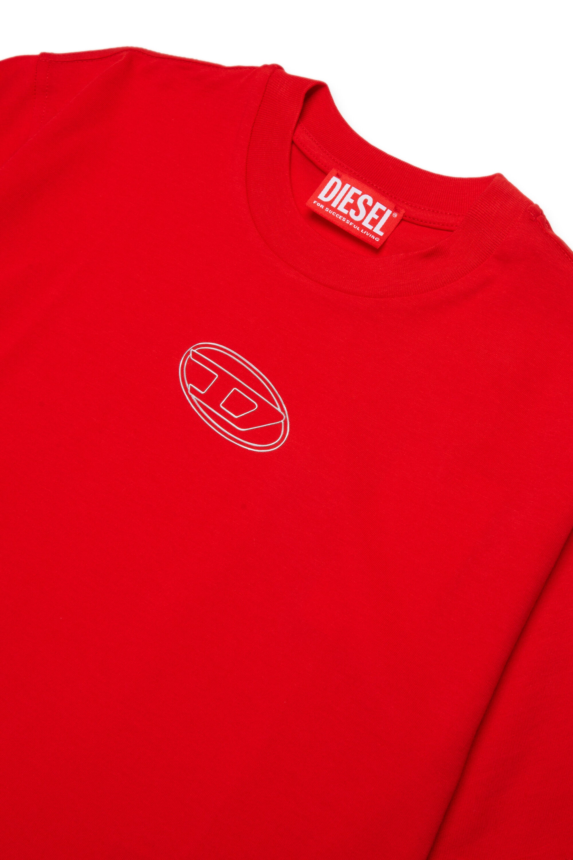 T-shirt with Oval D logo