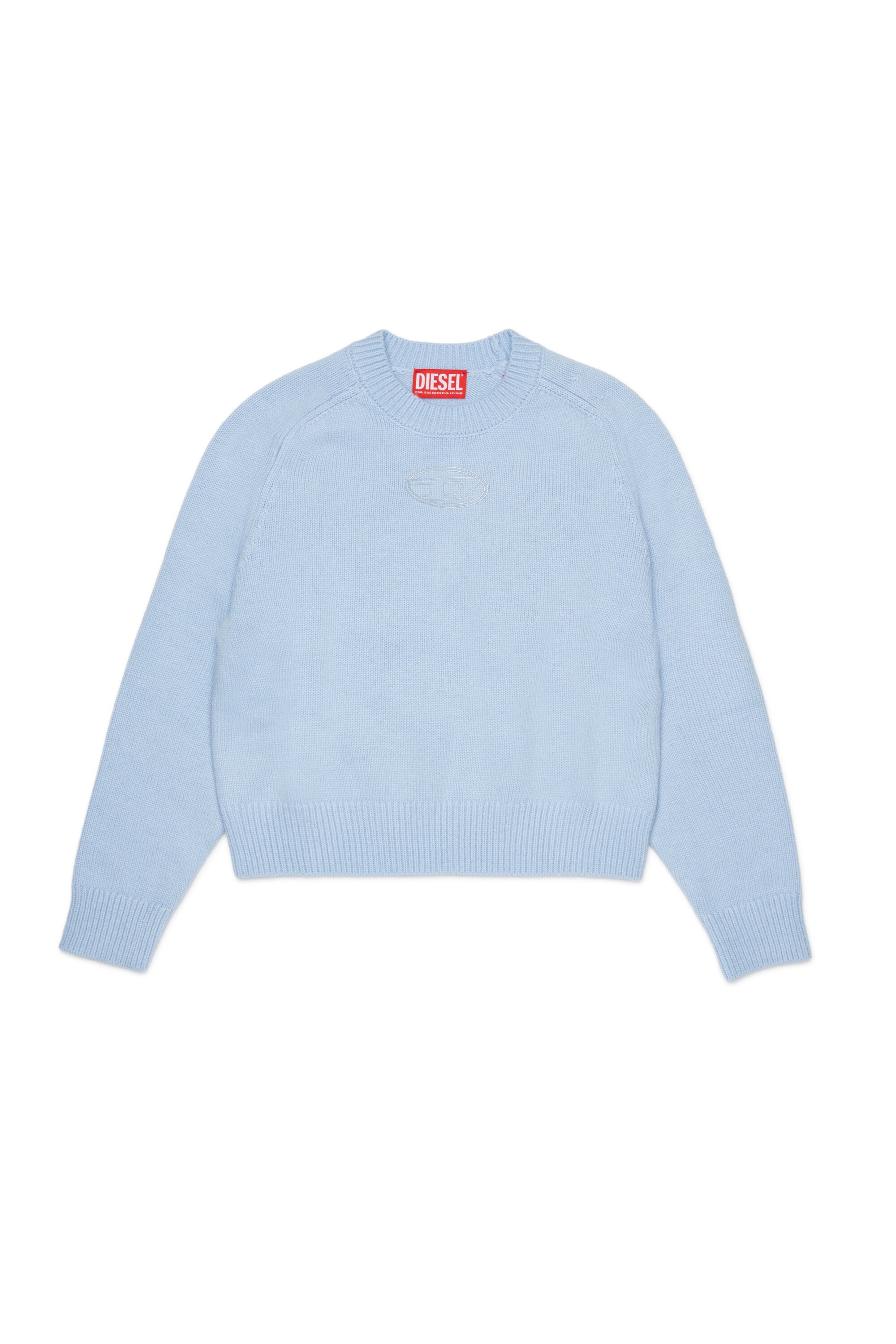 Crew-neck pullover with logo