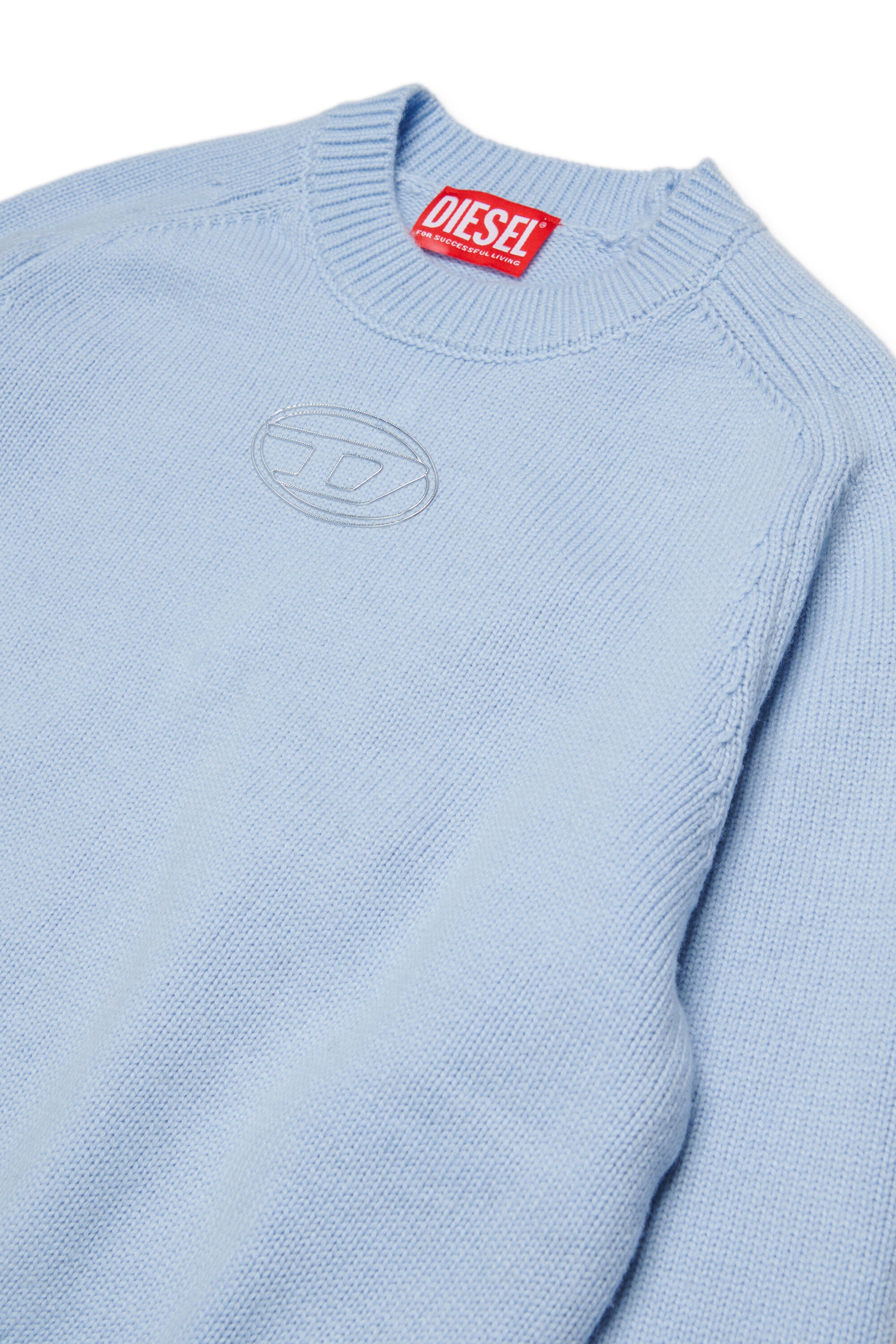 Crew-neck pullover with logo