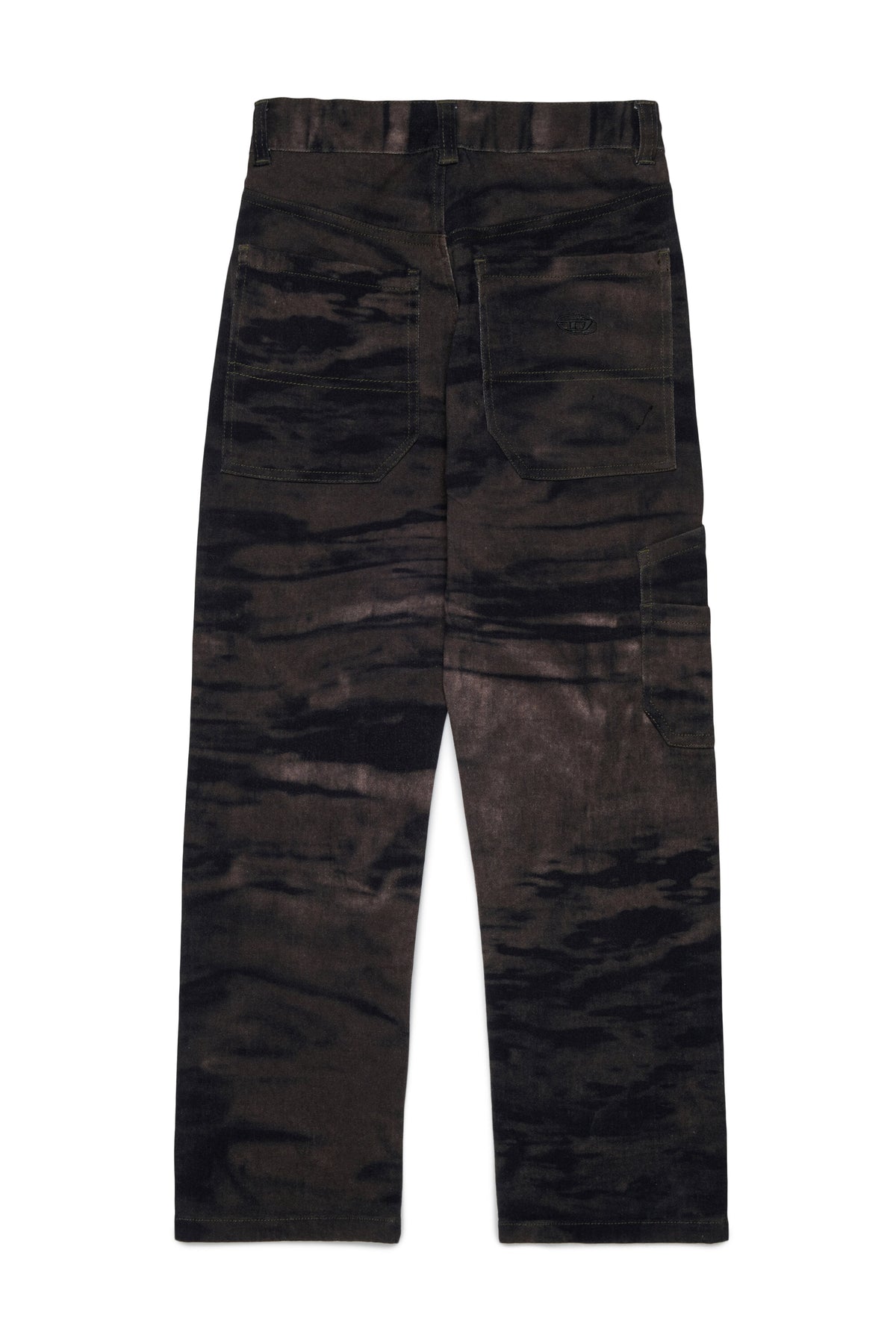 Corduroy-effect cargo pants