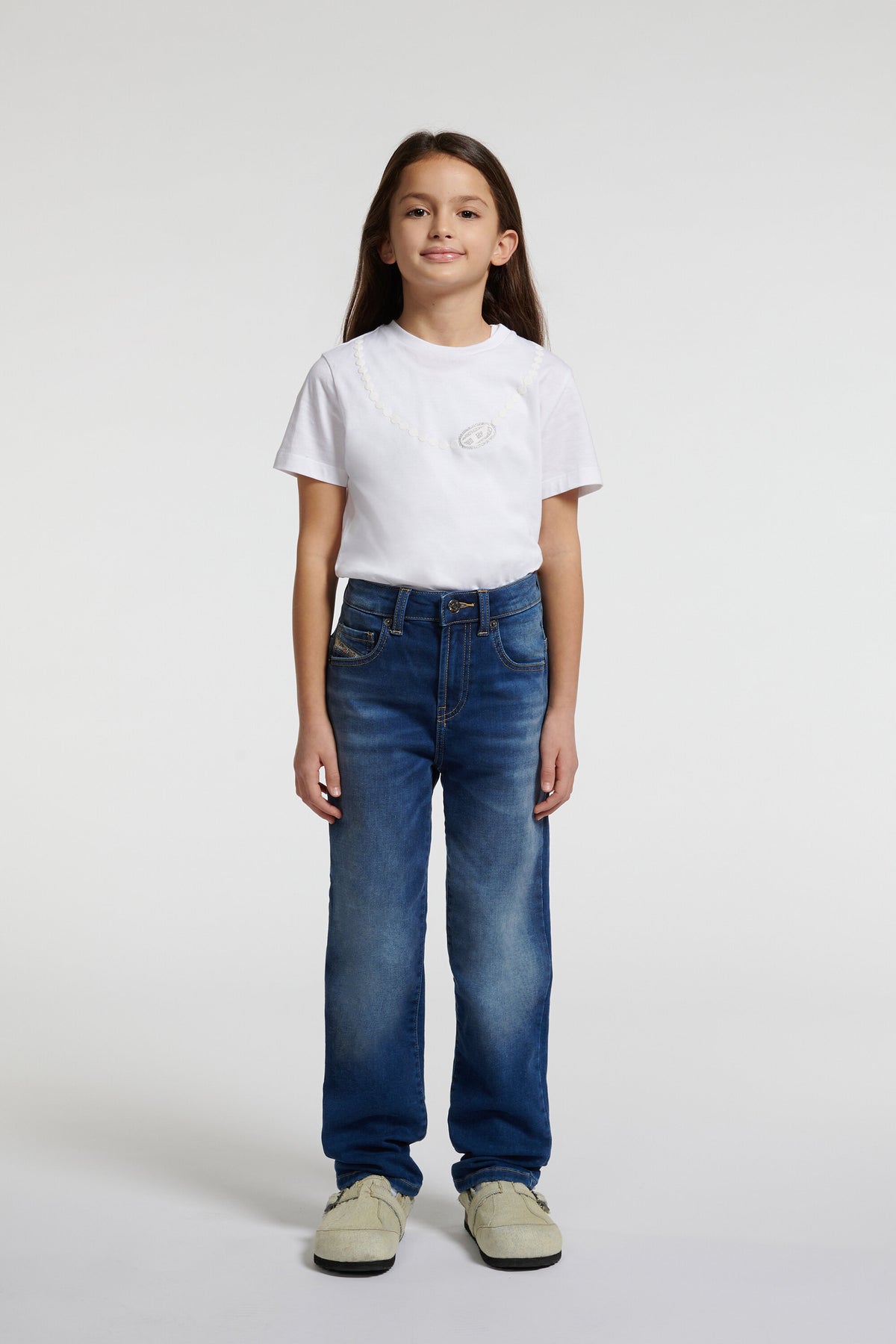 JoggJeans® レギュラーフィット、ミディアムブルーウォッシュ - D-Ilia