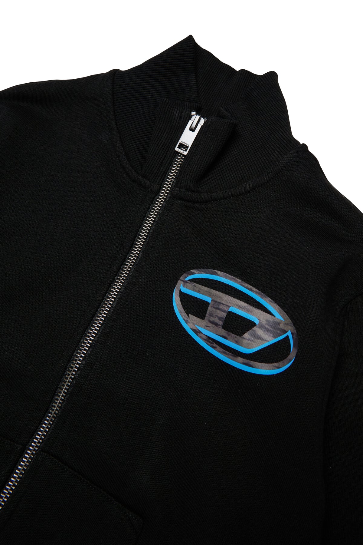 Zip sweatshirt with logo