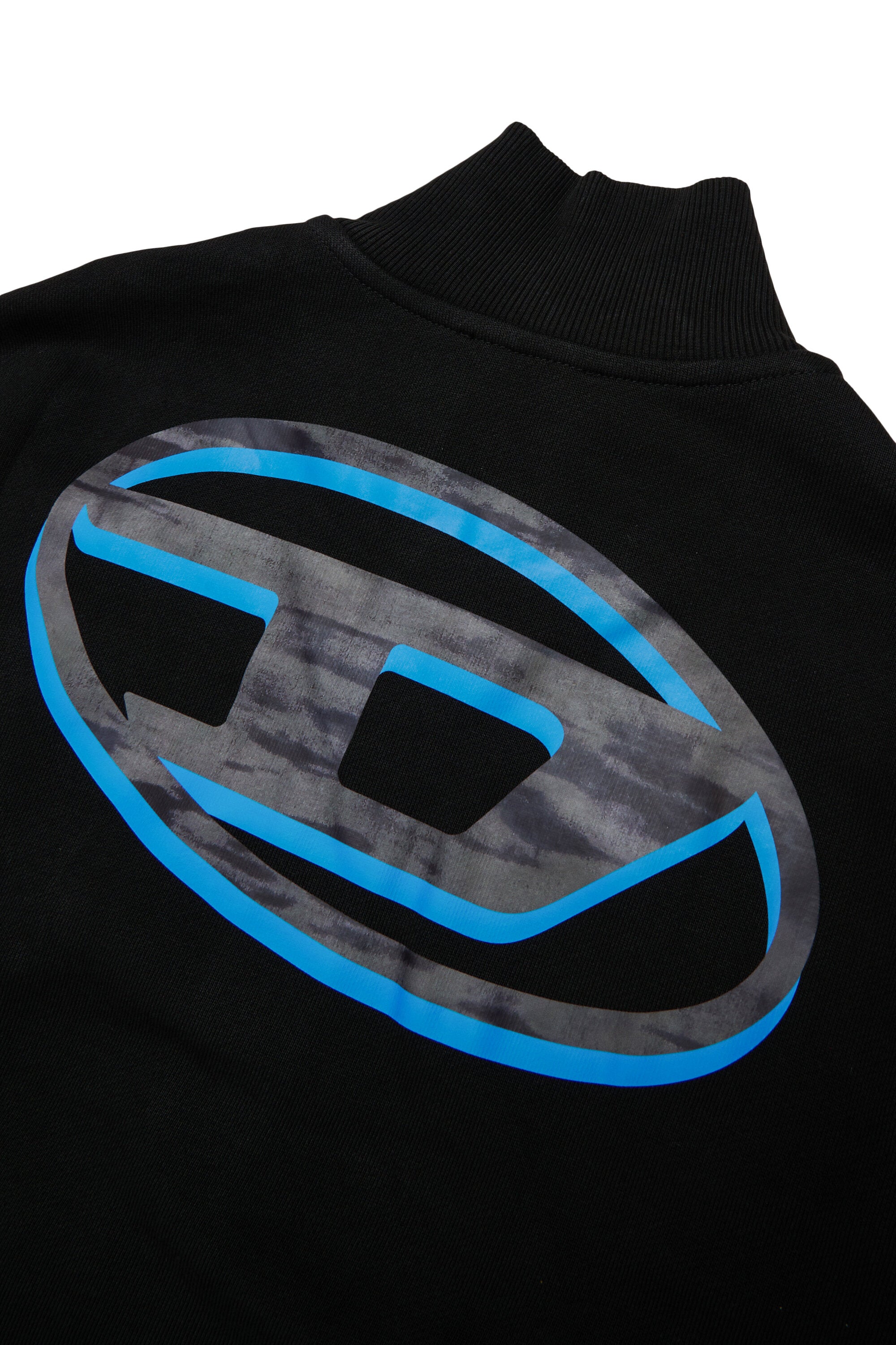 Zip sweatshirt with logo