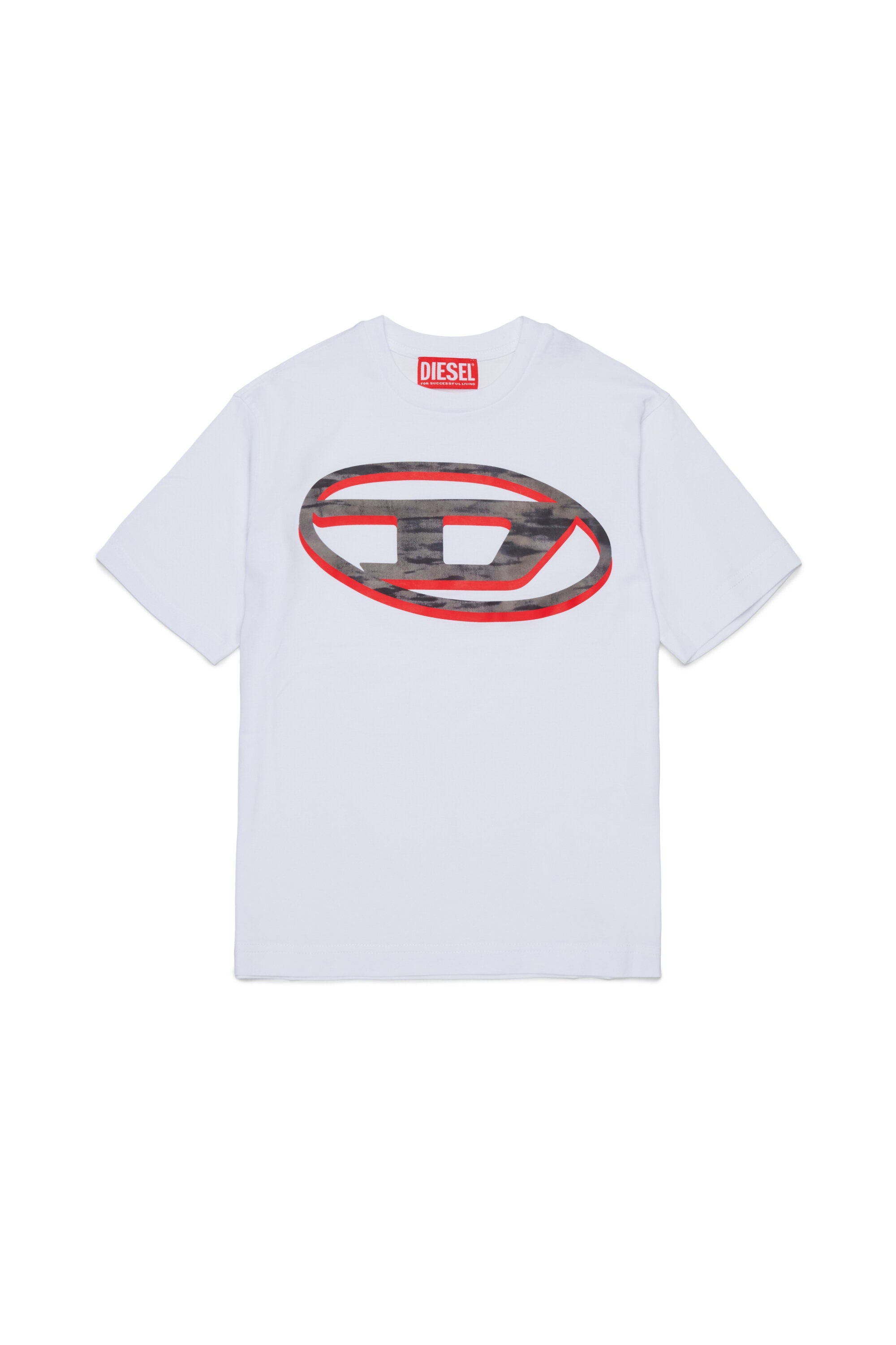 T-shirt with Oval D logo