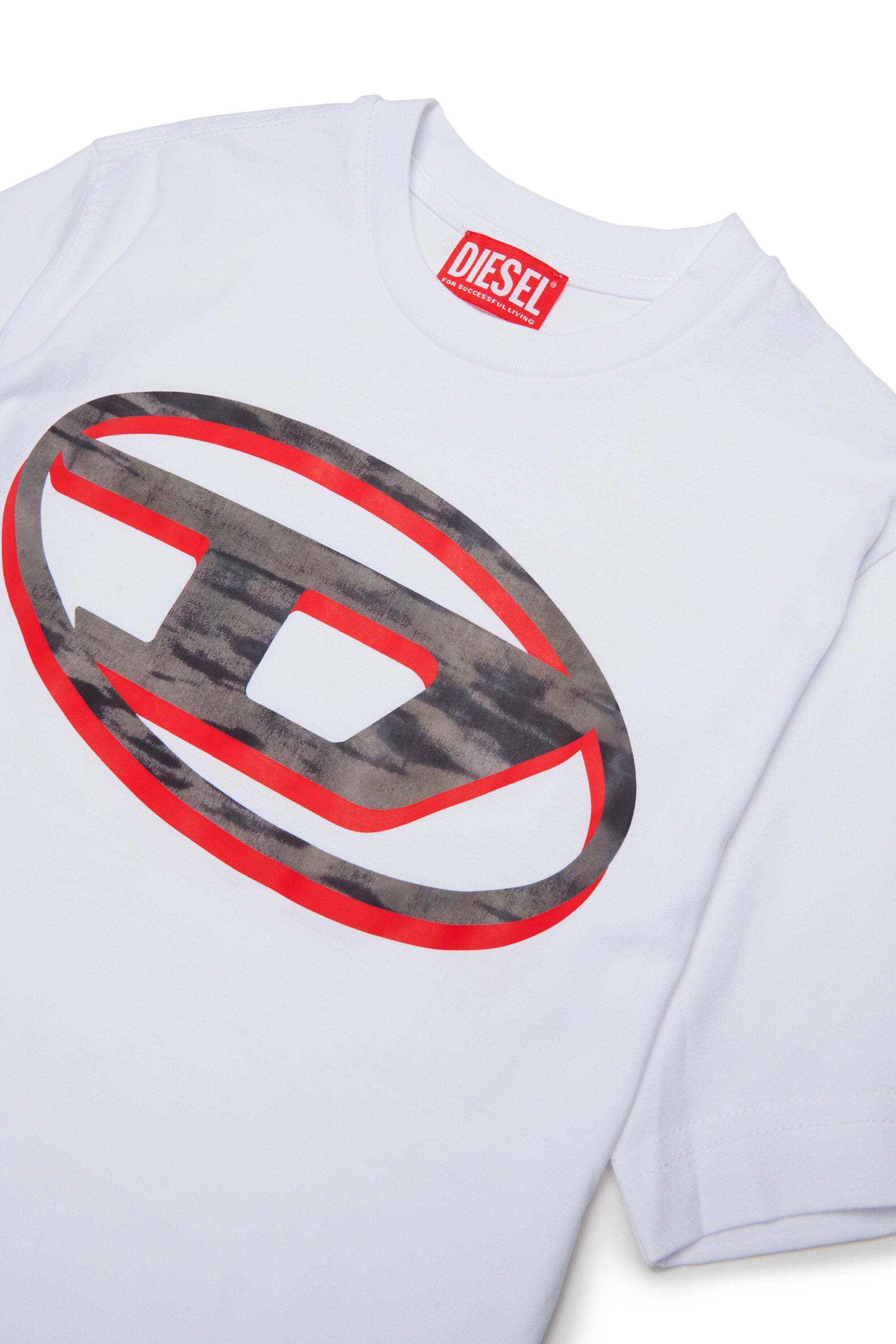 T-shirt with Oval D logo